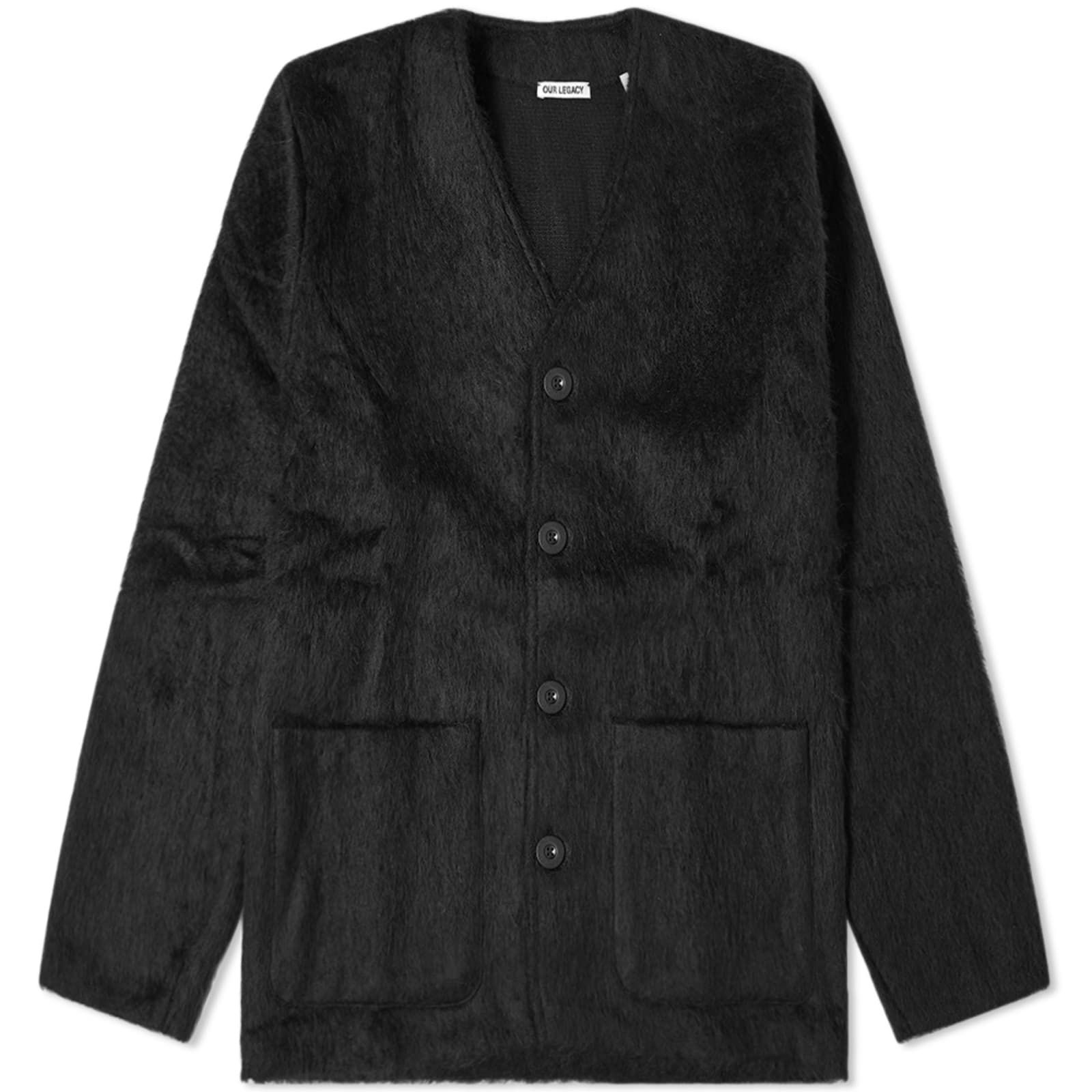 Our Legacy Mohair Cardigan Black Mohair END. (BE)