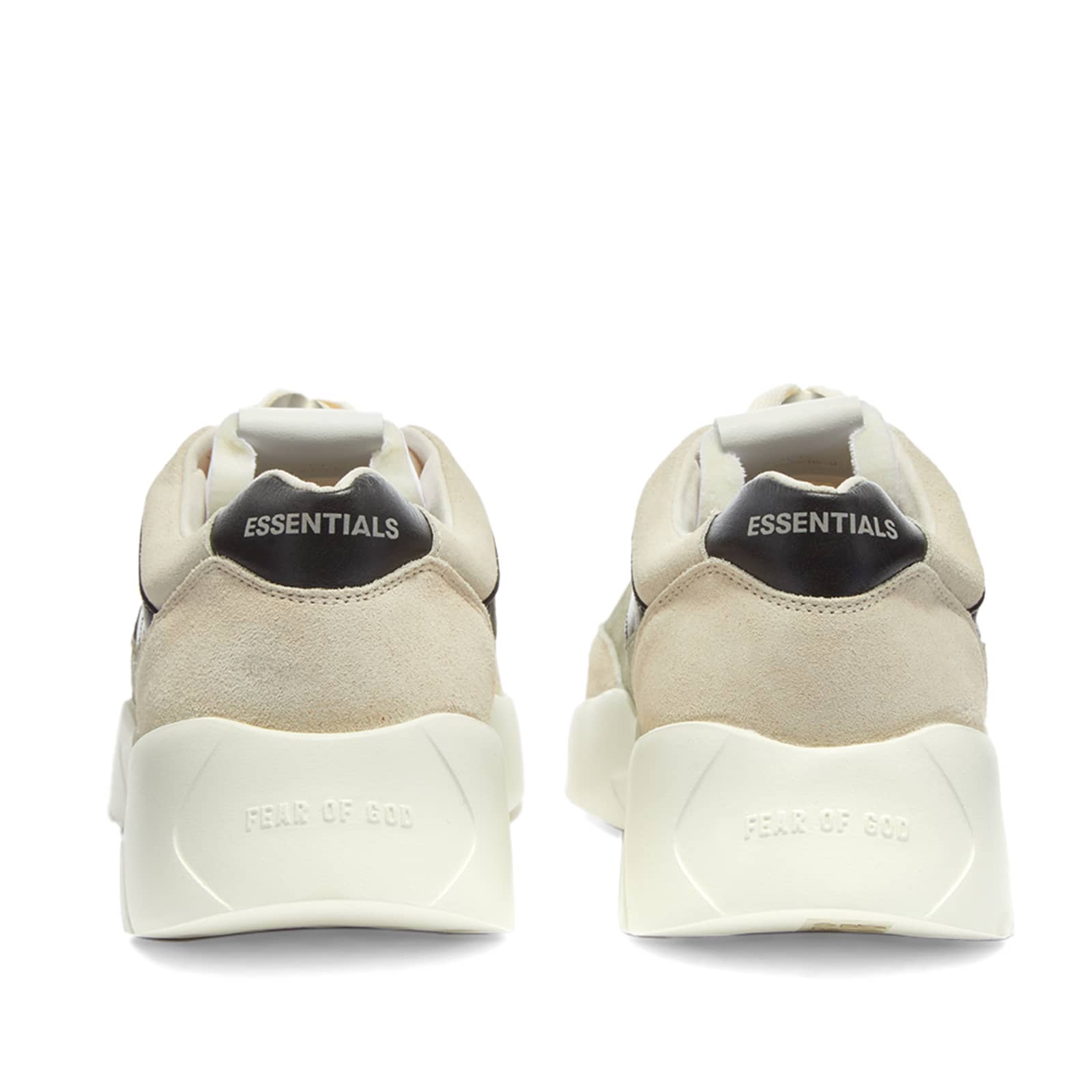 Fear of God ESSENTIALS Distance Runner Cream, Grey & Black END. (US)