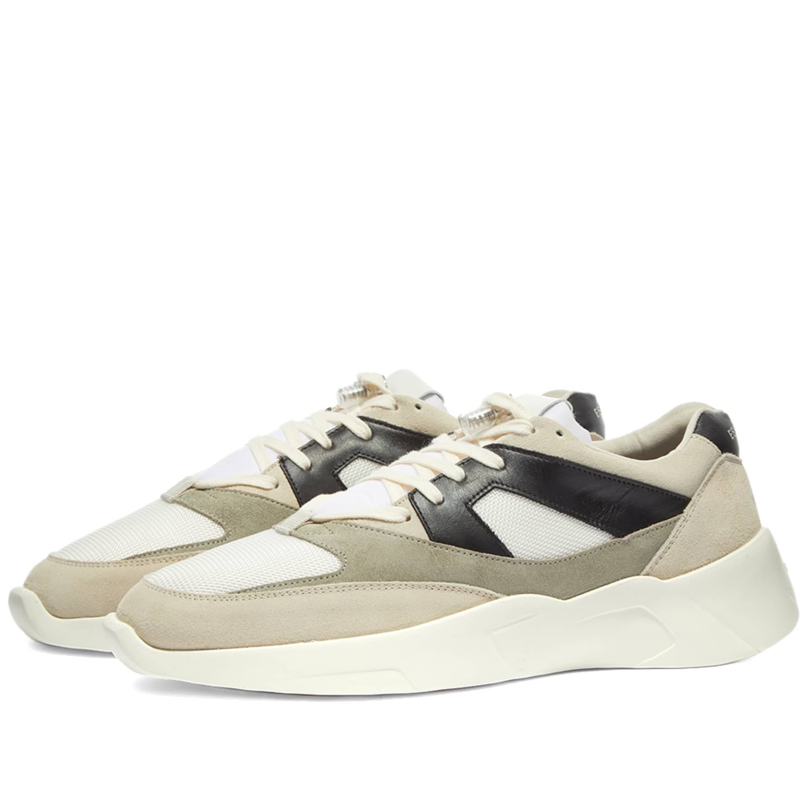 Fear of God ESSENTIALS Distance Runner Cream, Grey & Black END. (US)
