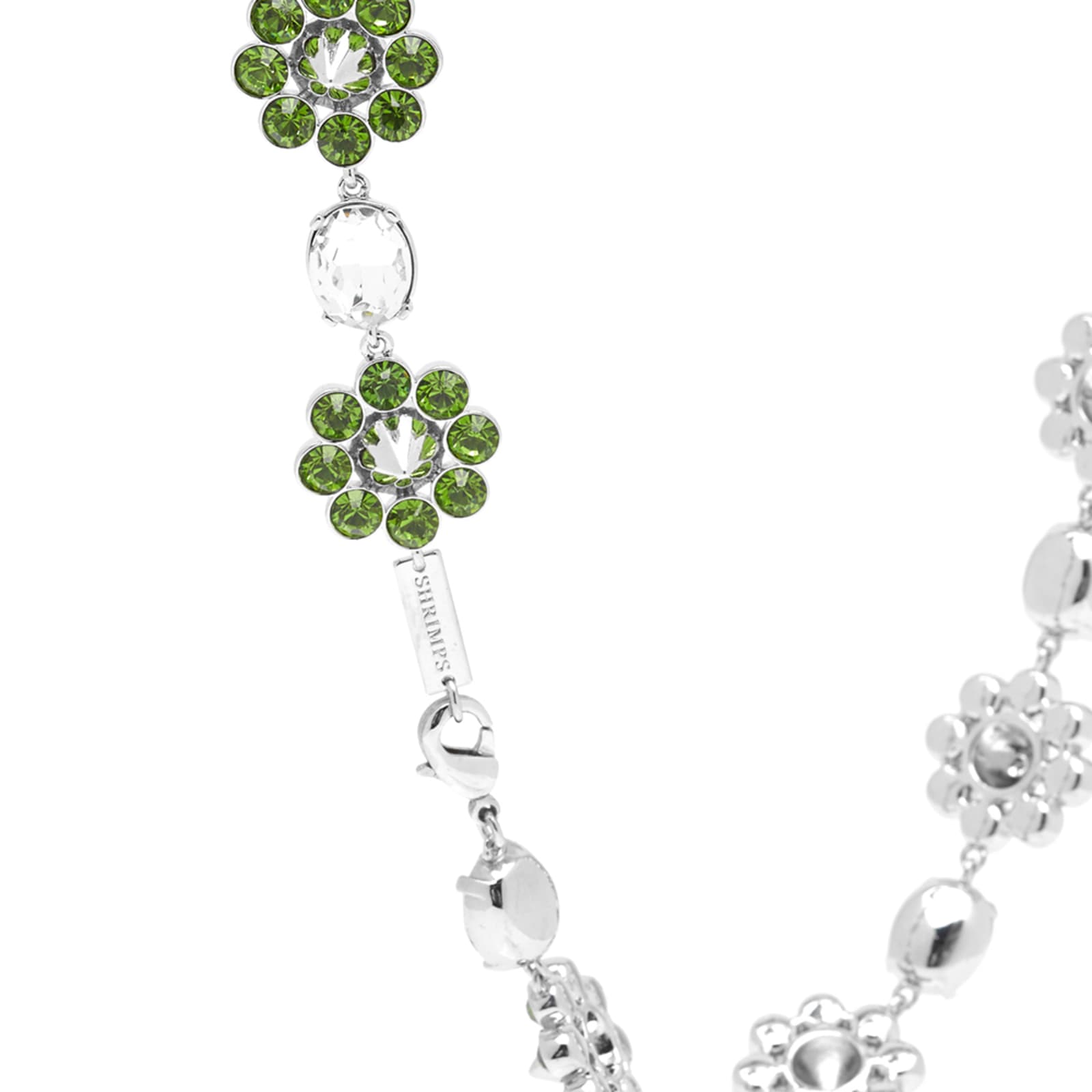 Shrimps Lita Necklace Lime Green & Silver END.