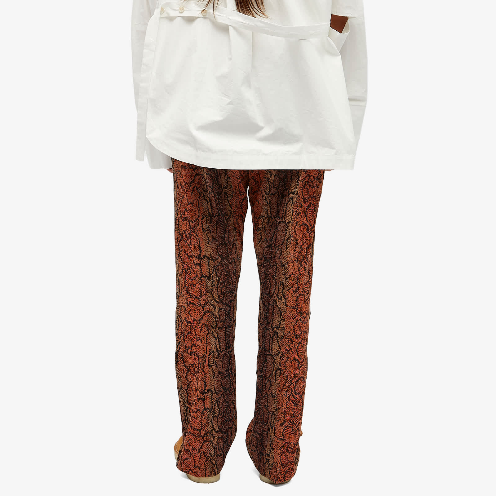 Needles Poly Jacquard Track Pants Python | END.