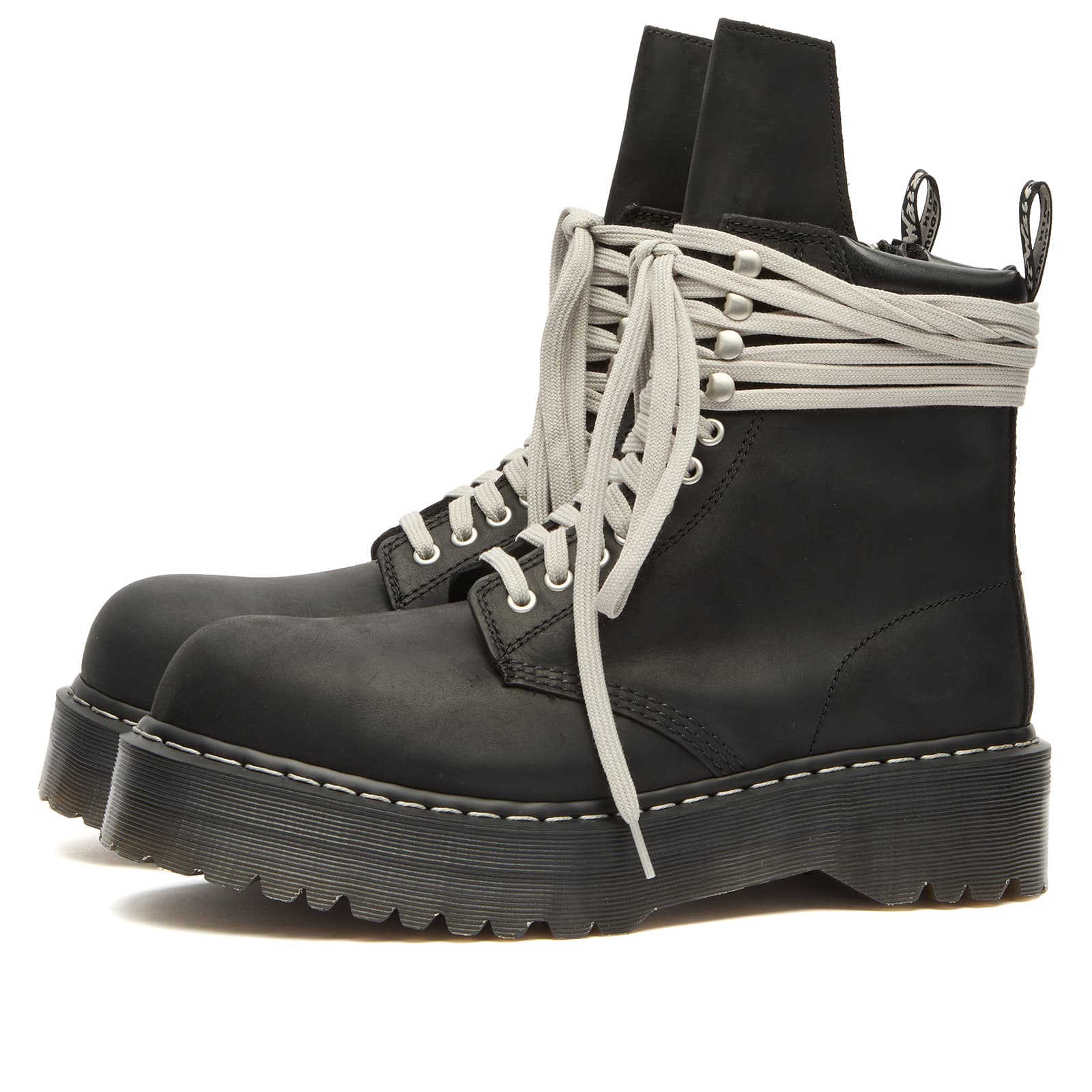 Rick Owens x Dr Martens Quad Sole Steel Toe Boot