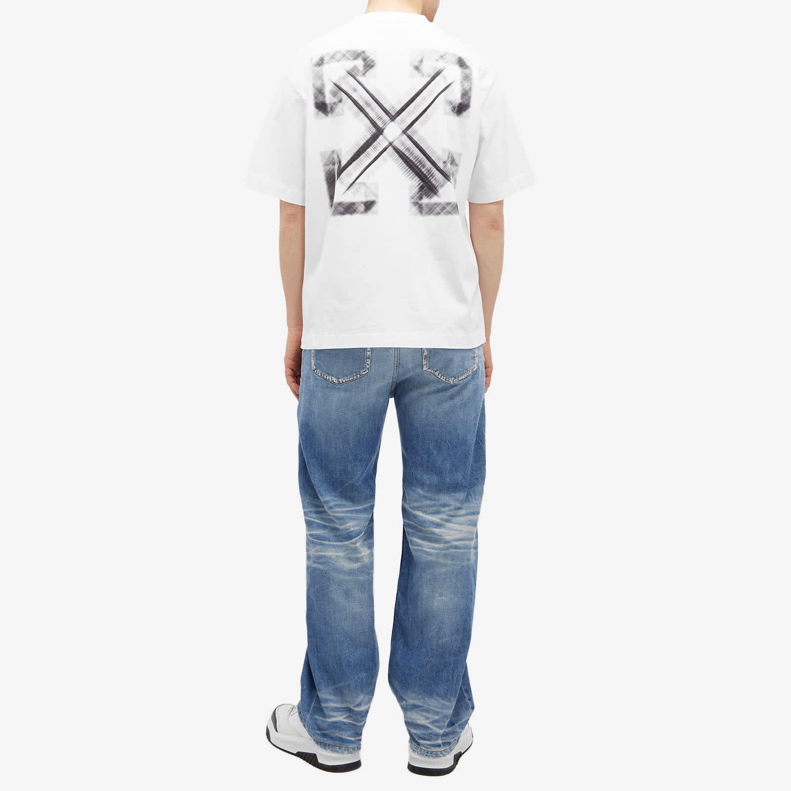 Off-White Vibe Arrow Skate T-Shirt - White & Black
