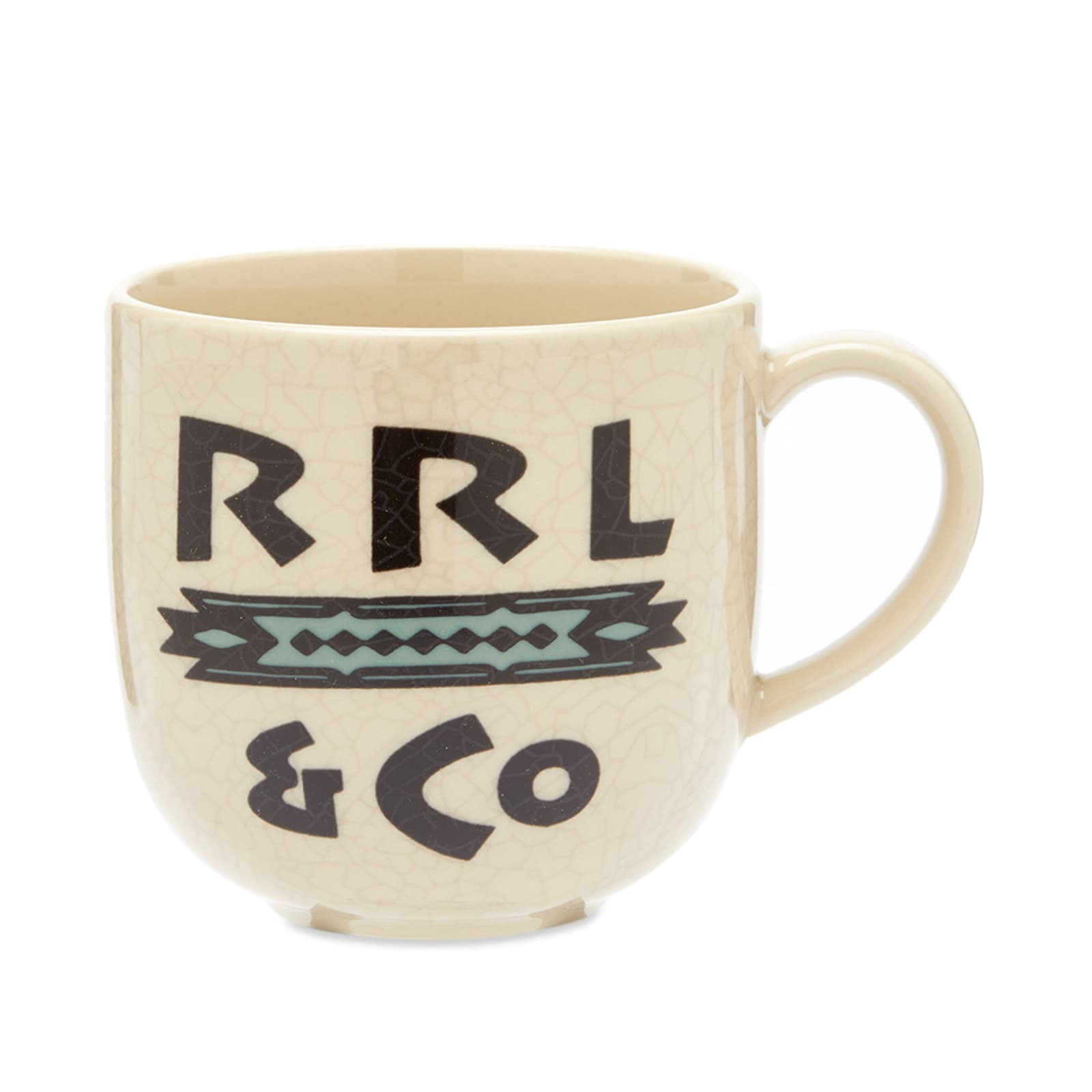 RRL Souvenir Mug Cream & Black END.