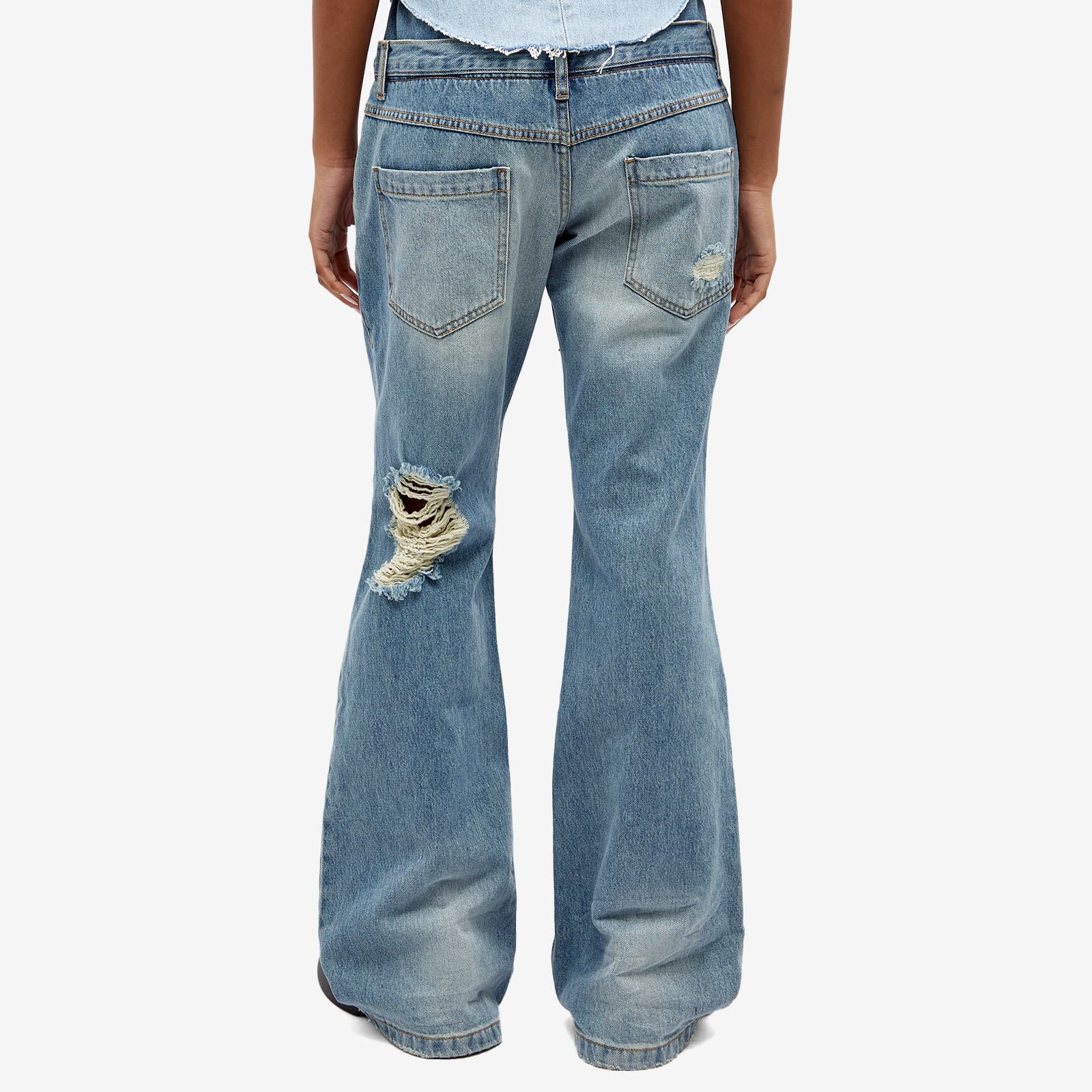 Andersson Bell Beria String Double Waist Jeans Dusty Blue END.