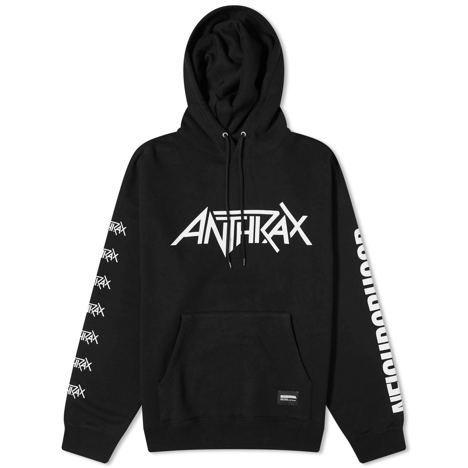 Neighborhood Anthrax Pullover Hoodie - Black