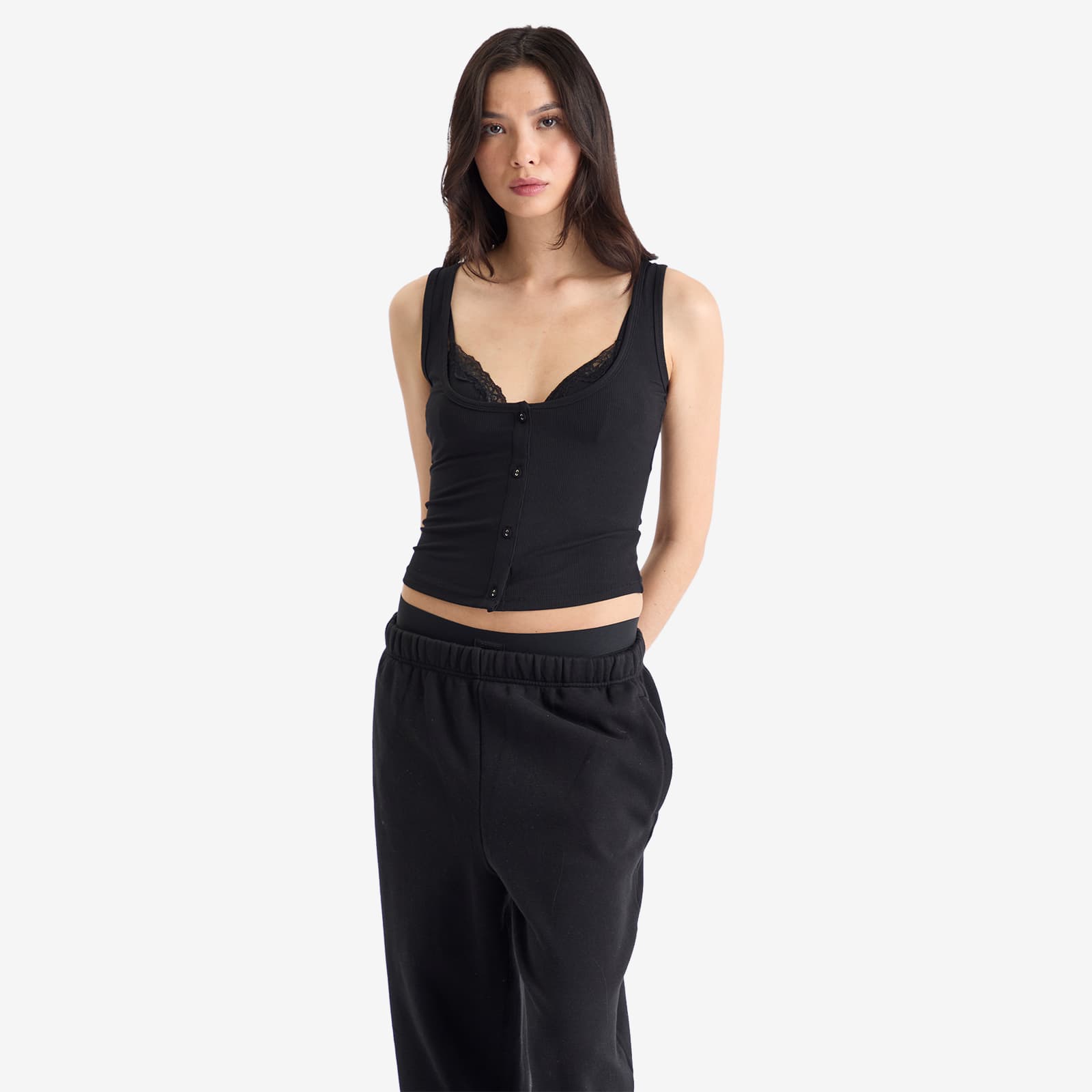 SKIMS Soft Lounge Lace Bralette Tank
