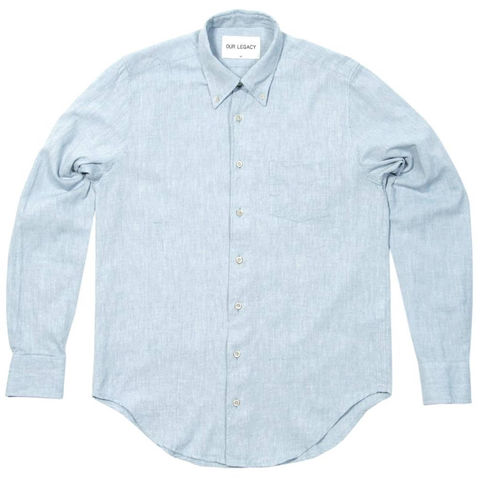 Our Legacy 1950s Button Down Shirt - Aqua Green Oxford