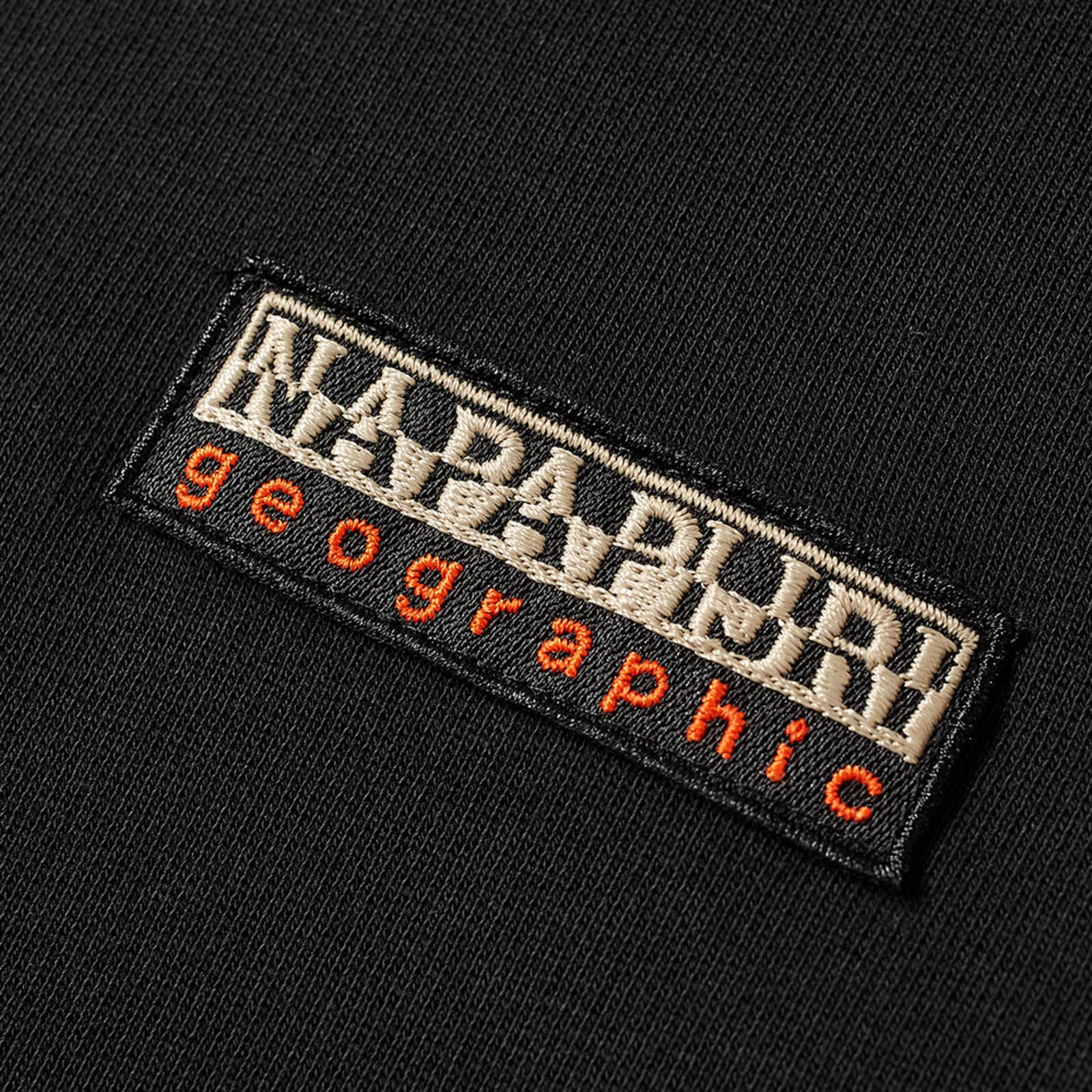 Napapijri Patch Logo Popover Hoody - Black