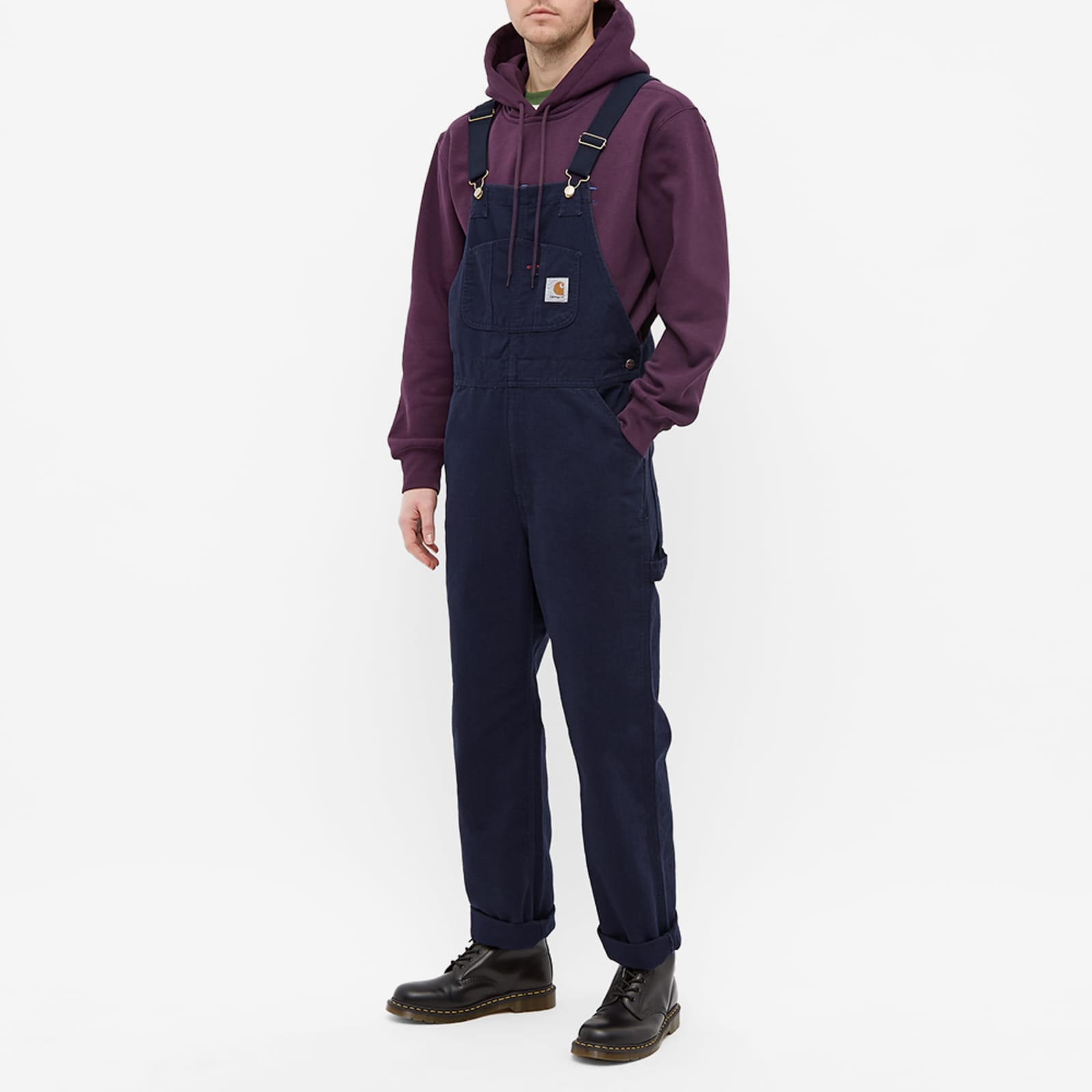 Carhartt WIP Bib Overall - Dark Navy Rinsed