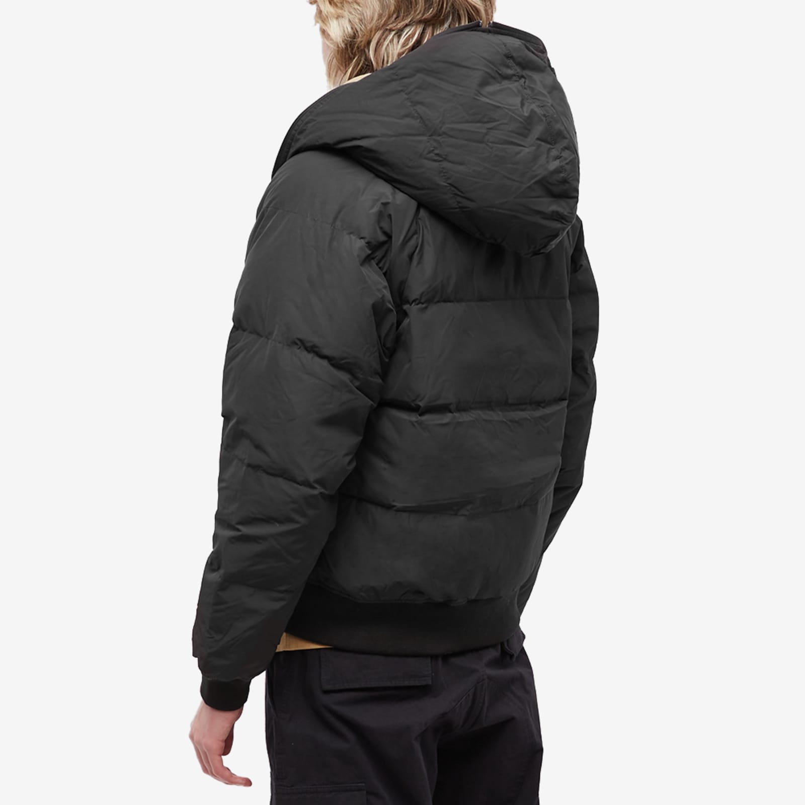 A Bathing Ape One Point Hoodie Down Jacket Black END. (GB)
