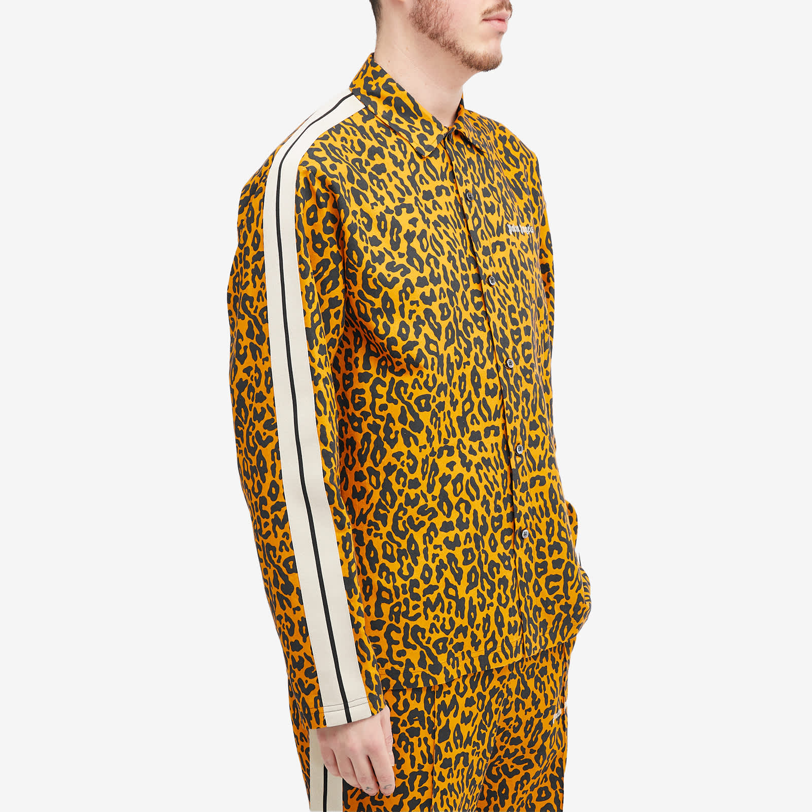 Palm Angels Cheetah Track Shirt Orange | END.