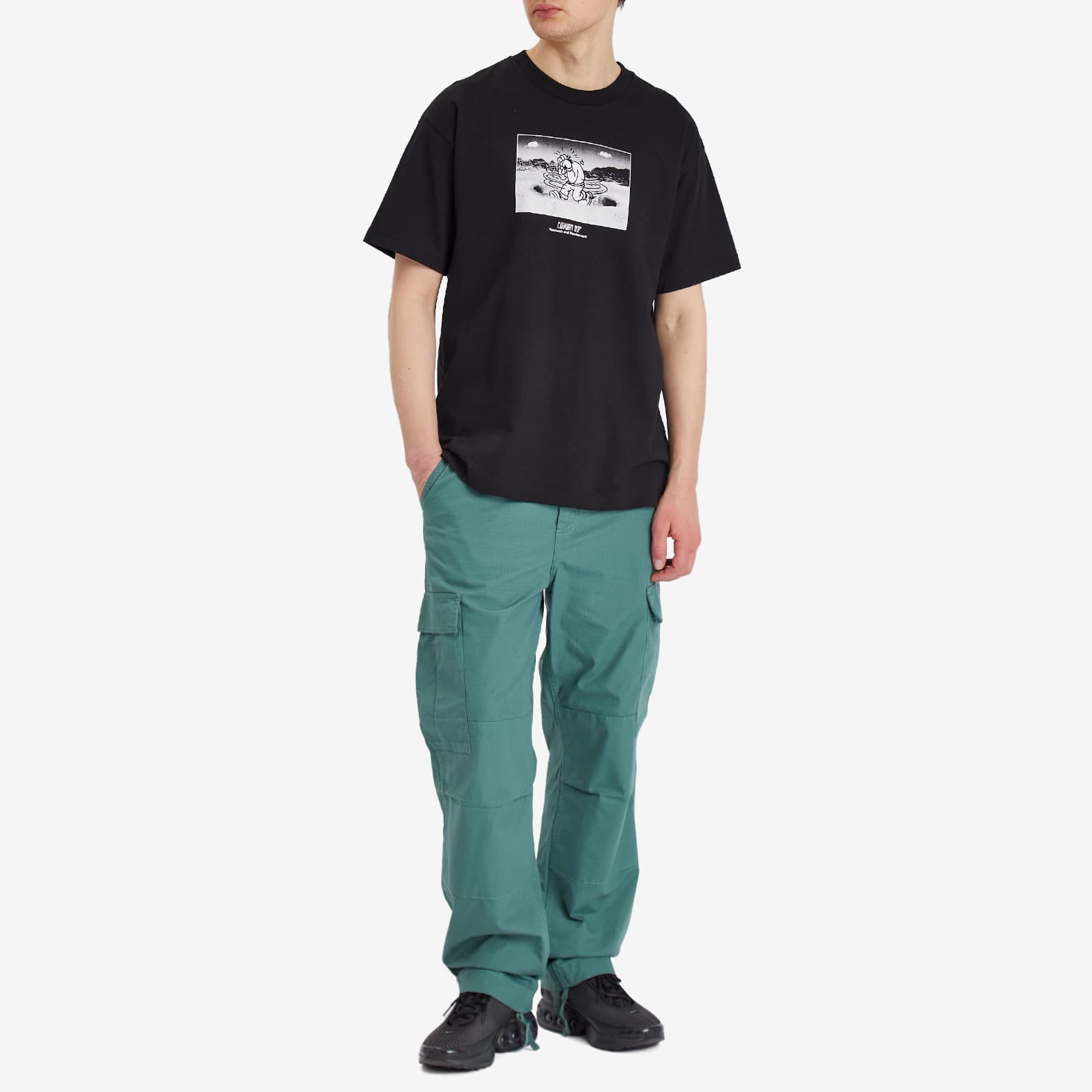 Carhartt WIP Regular Cargo Pants - Silver Pine