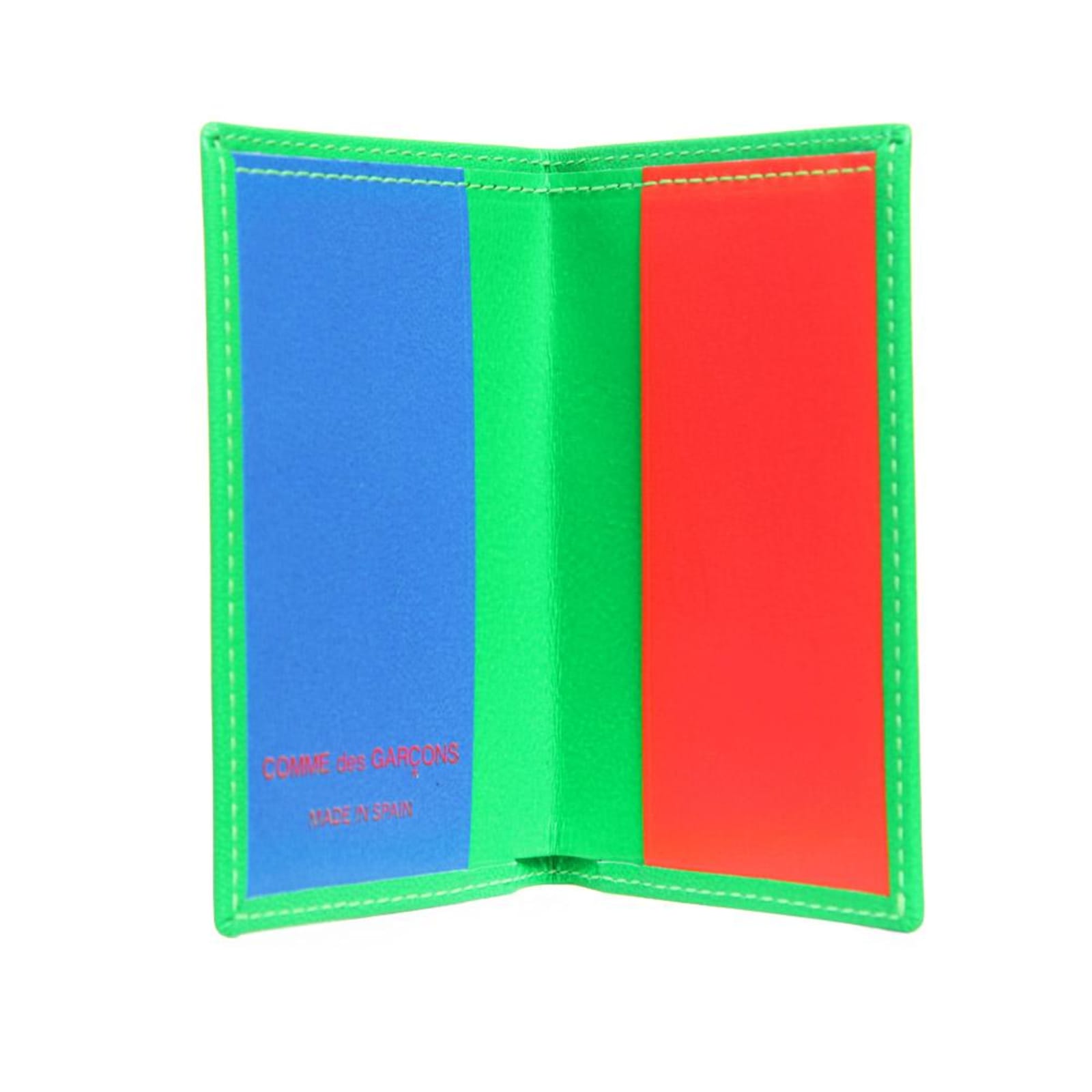 Comme des Garcons SA6400SF Super Fluo Wallet - Green