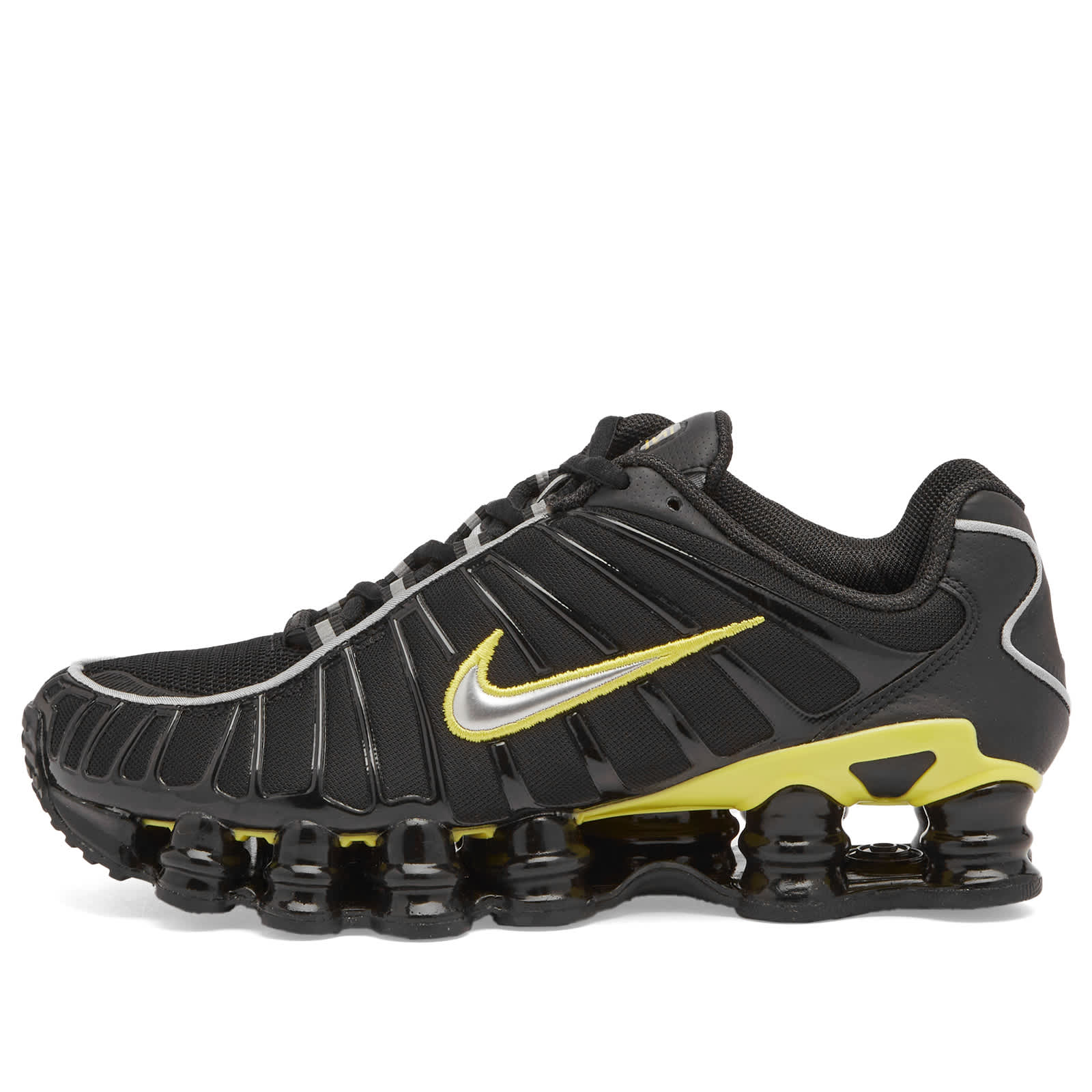 Nike Shox Tl Sneaker - Black, Silver & Yellow