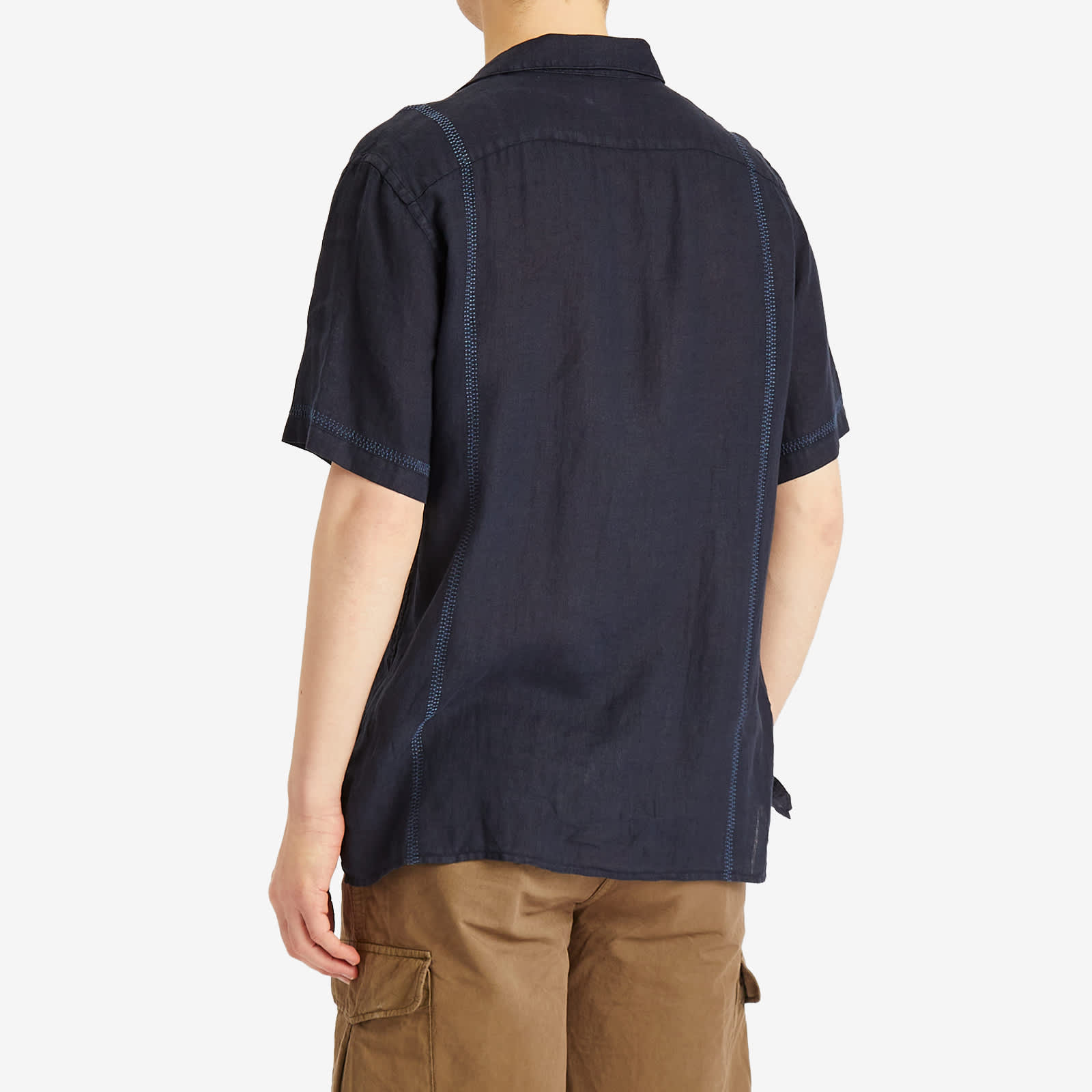 Paul Smith Stitch Embroidered Vacation Shirt