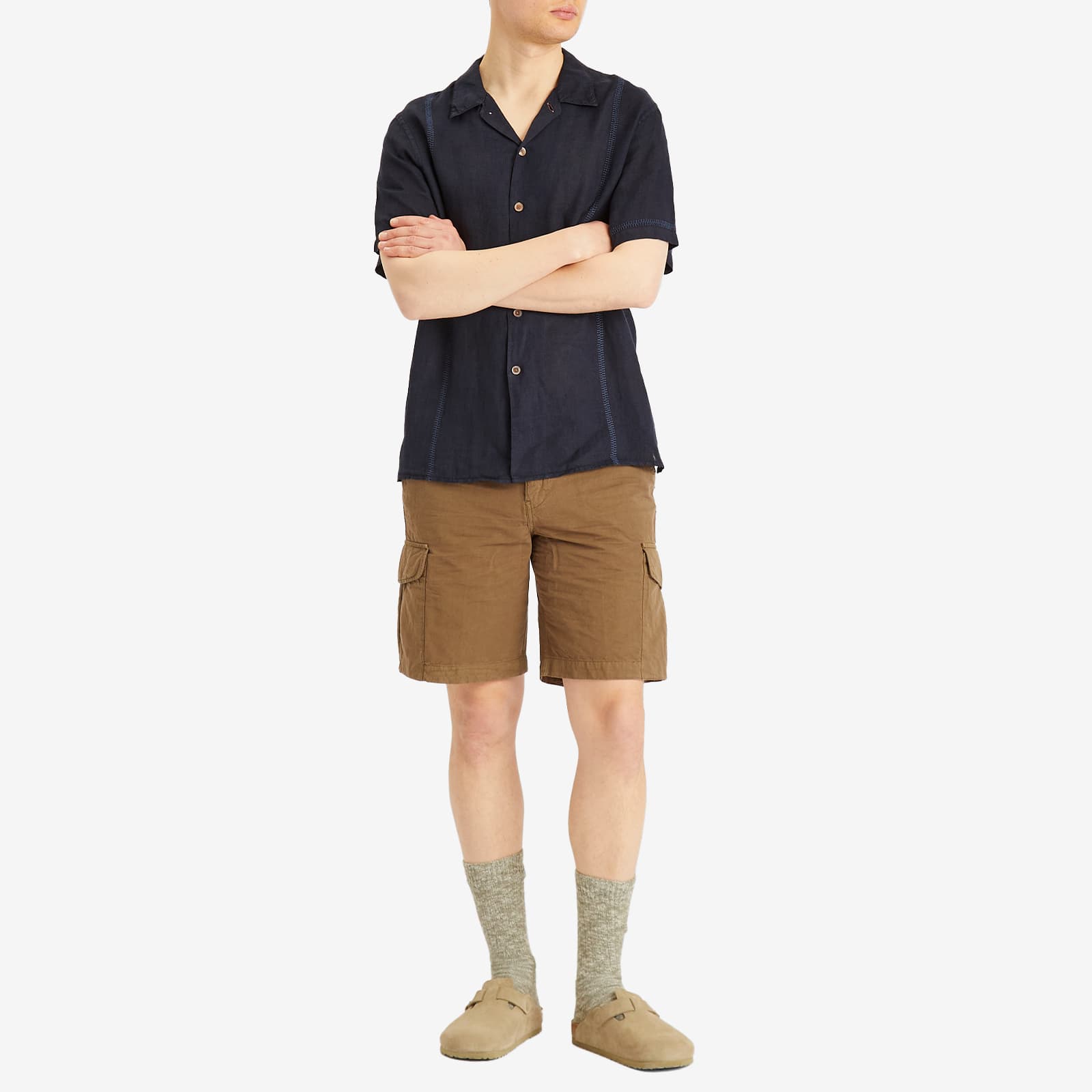 Paul Smith Stitch Embroidered Vacation Shirt