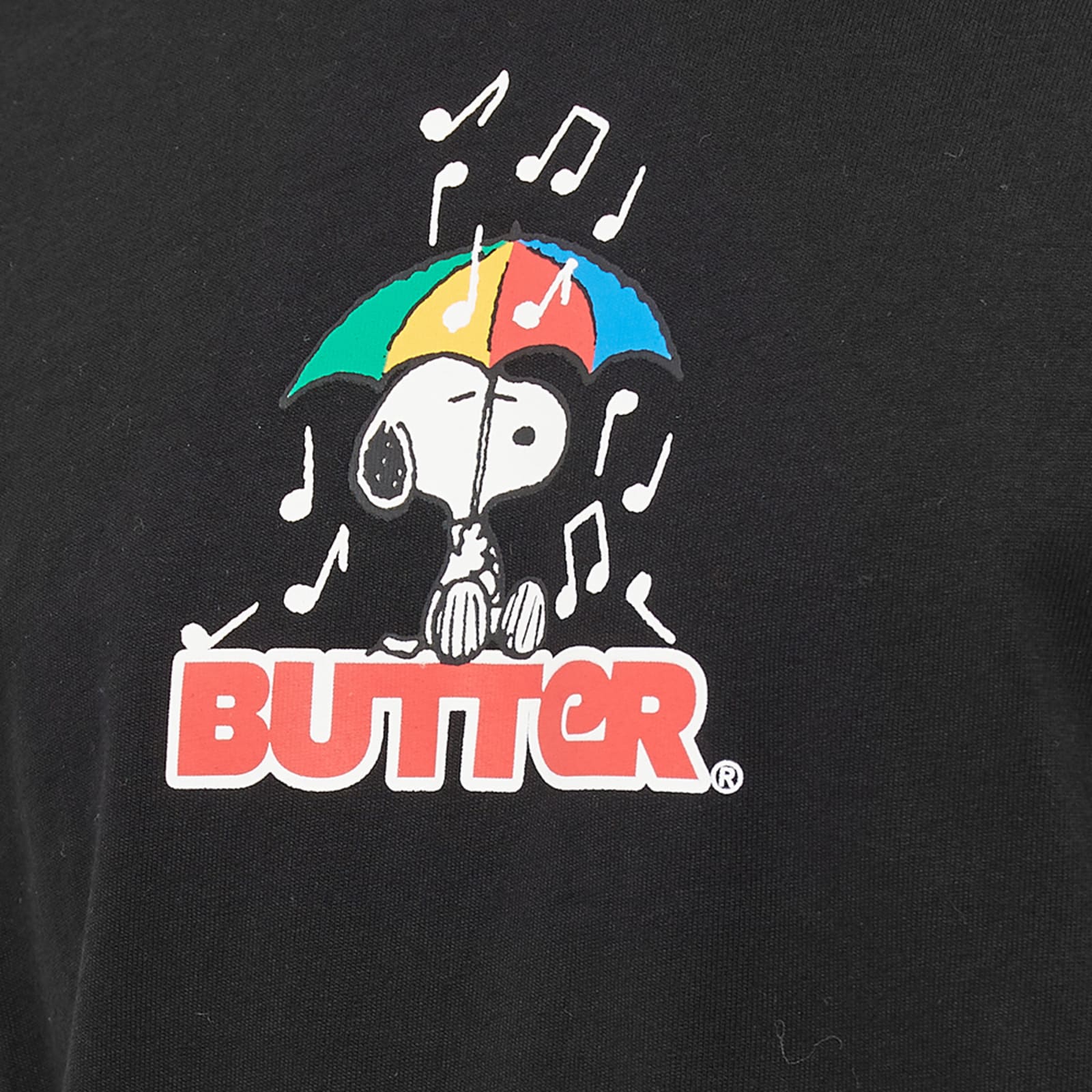 Butter Goods x Peanuts Umbrella TShirt Black END. (GB)