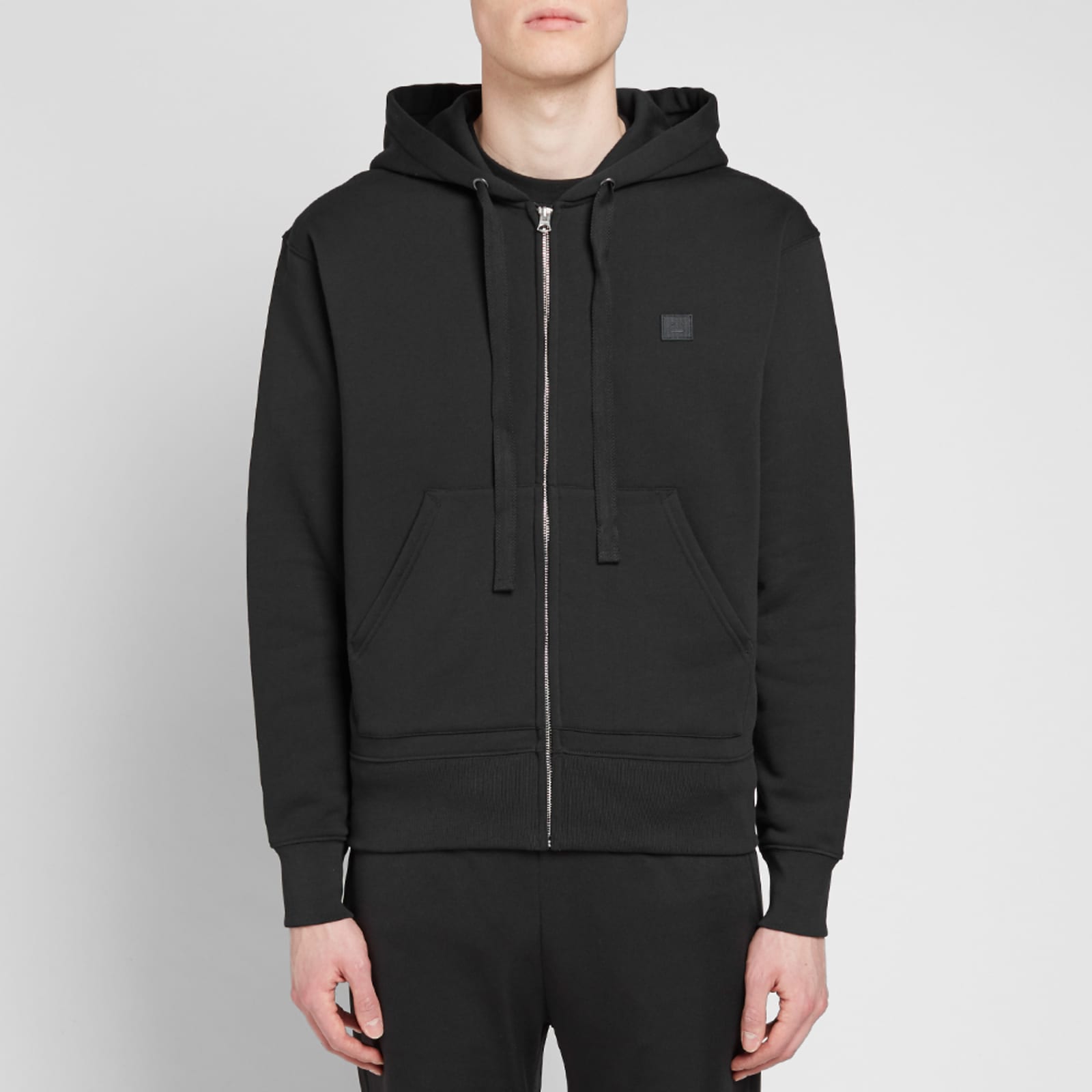 Acne Studios Ferris Face Zip Hoody - Black