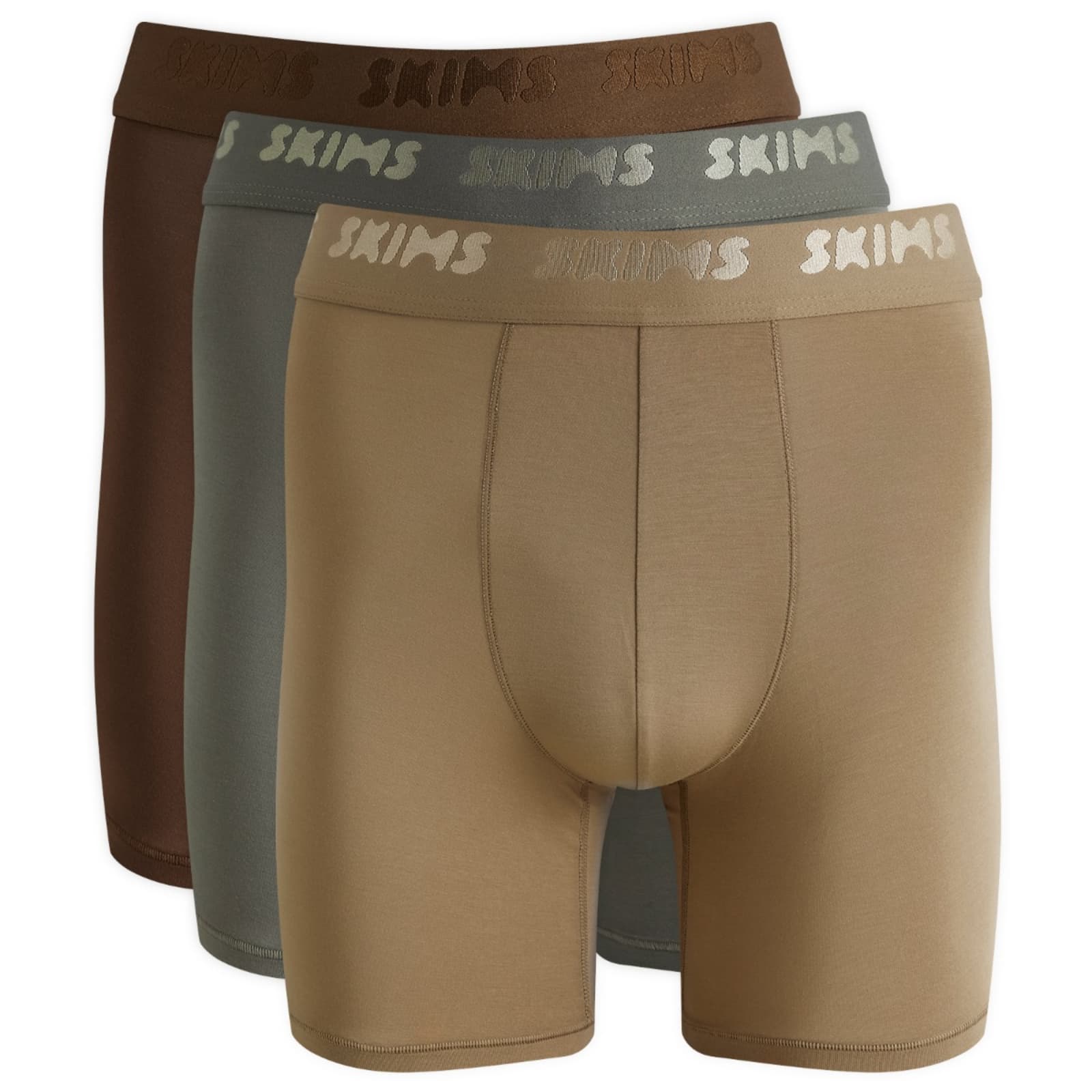 SKIMS Stretch Boxer Brief 5" 3Pack Desert Multi END. (HK)