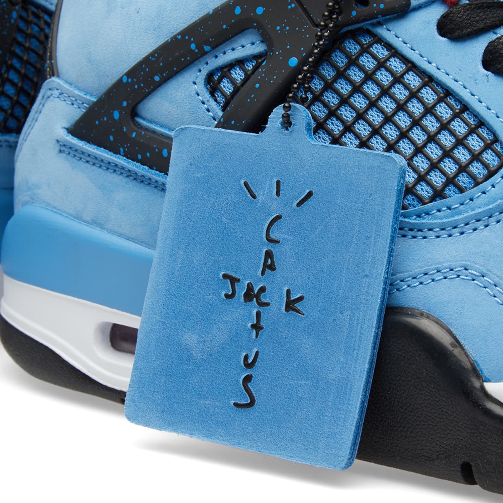 Travis Scott x Air Jordan 4 - University Blue, Black & Red