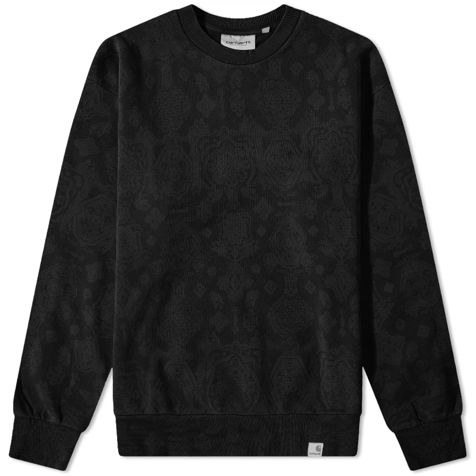 Carhartt WIP Verse Sweat Black Verse Print END.