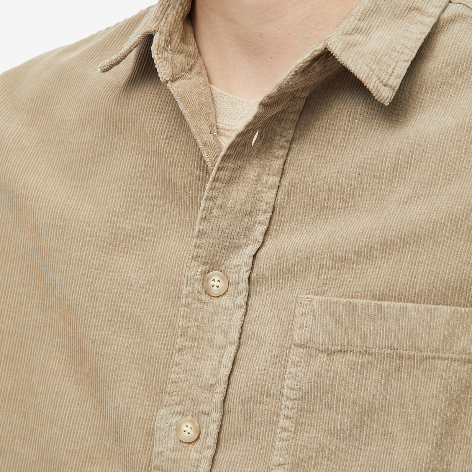 John Elliott Corduroy Hemi Oversized Shirt Bark END. (CA)