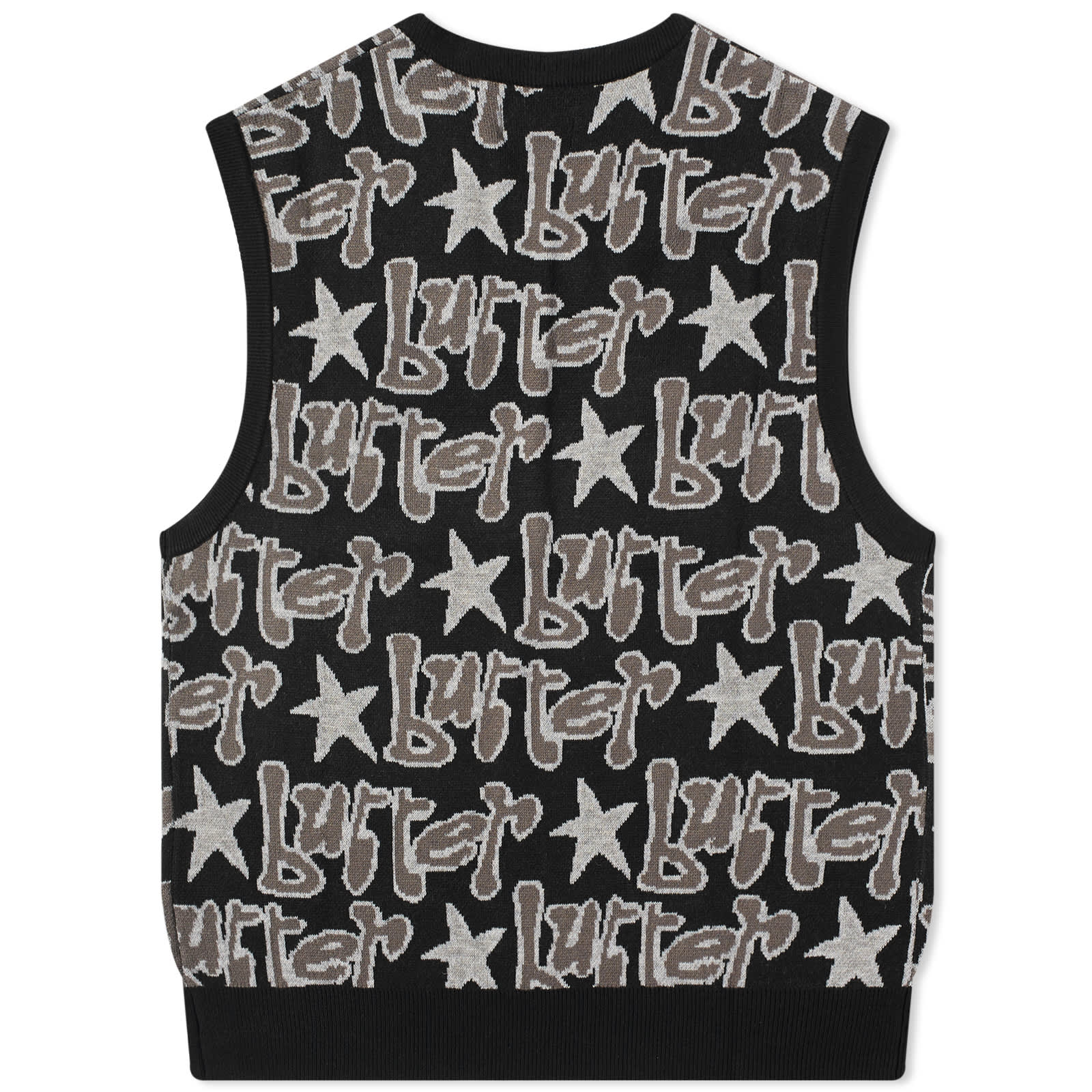 Butter Goods Star Knit Vest Black END.