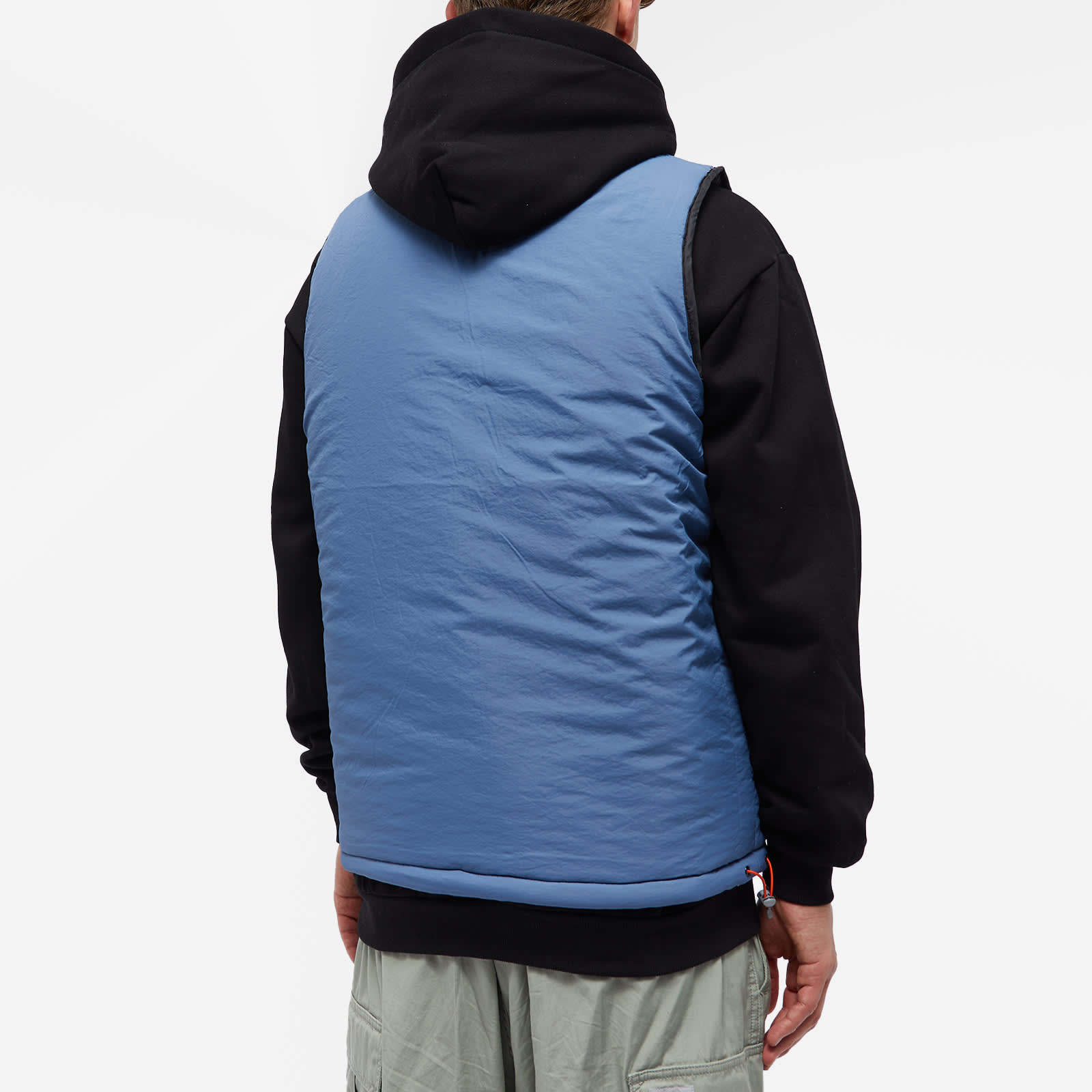 Butter Goods Chain Link Reversible Puffer Vest Black & Slate END. (HK)