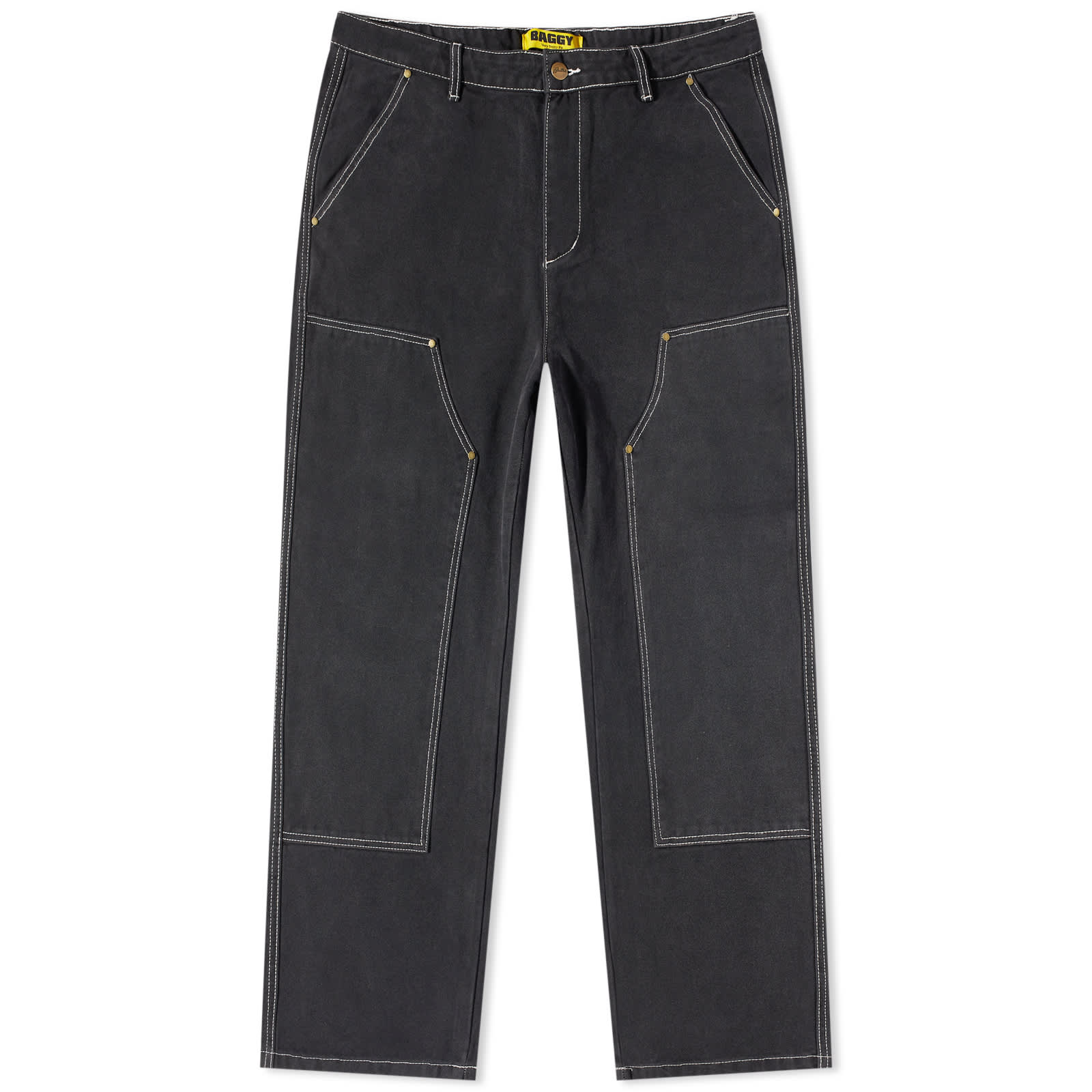 Butter Goods Washed Canvas Double Knee Pant Black END. (CA)