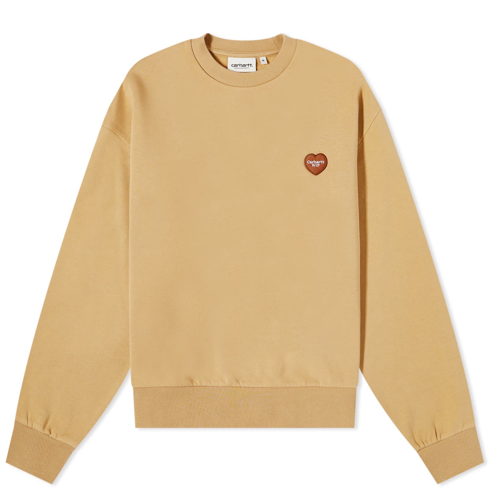 Carhartt WIP Heart Patch Sweatshirt Dusty Hamilton Brown END.