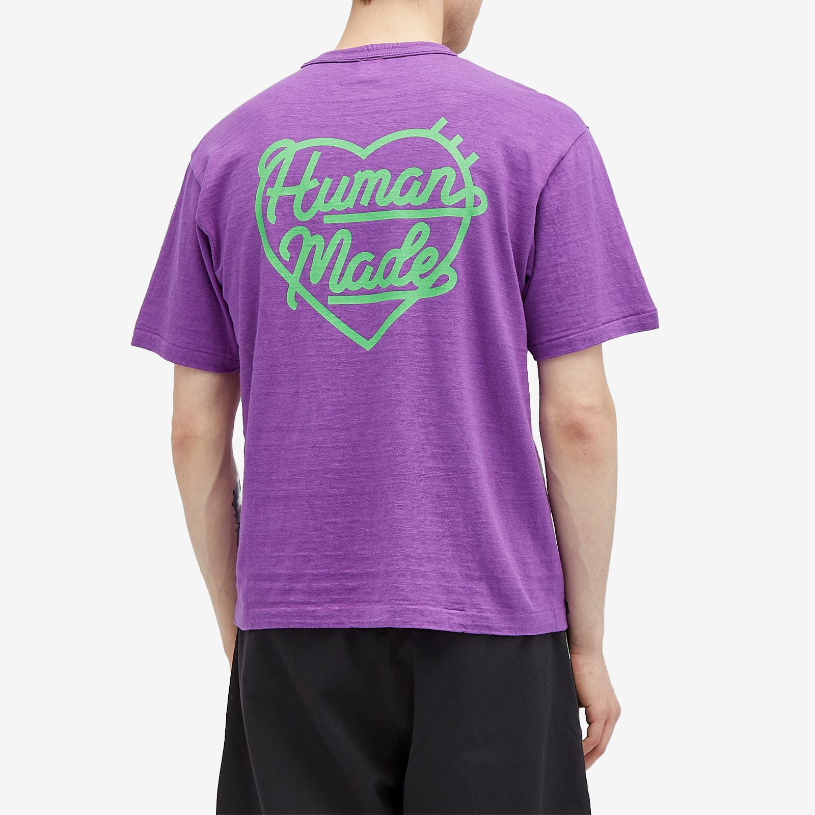 Human Made Coloured Small Heart T Shirt Purple END human-made-coloured-small-heart-t-shirt-purple-end