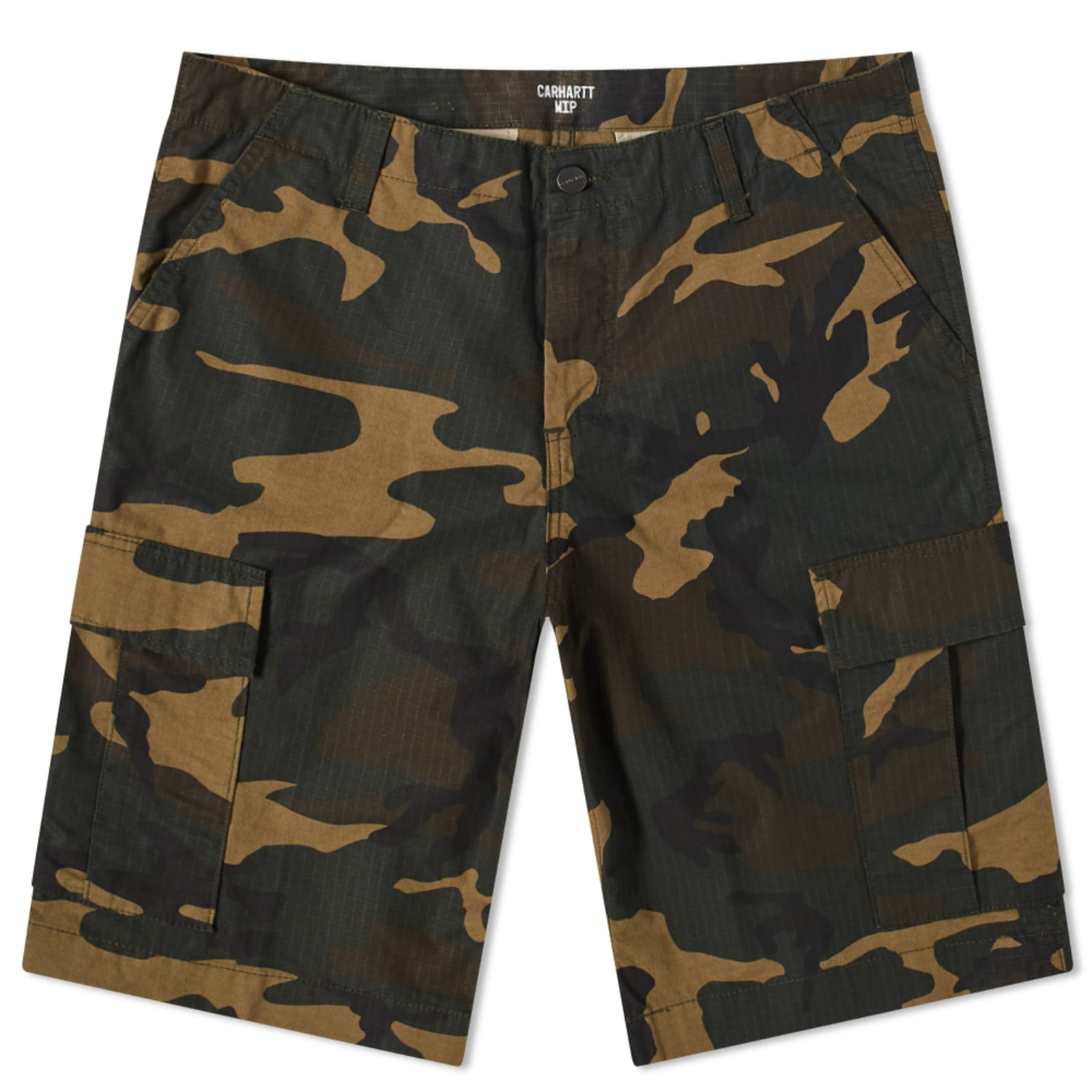 Carhartt WIP Regular Cargo Shorts Camo Laurel END. (GB)