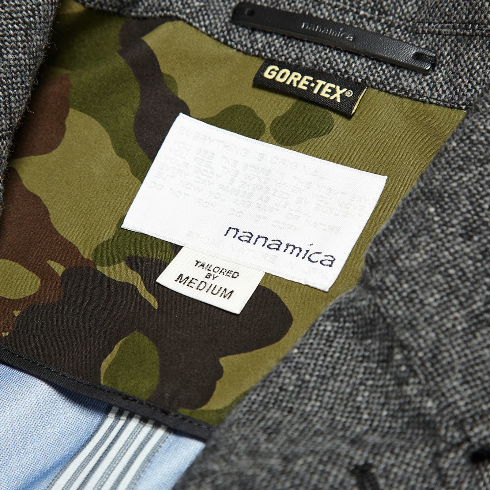 Nanamica GoreTex Field Jacket Grey Tweed END.