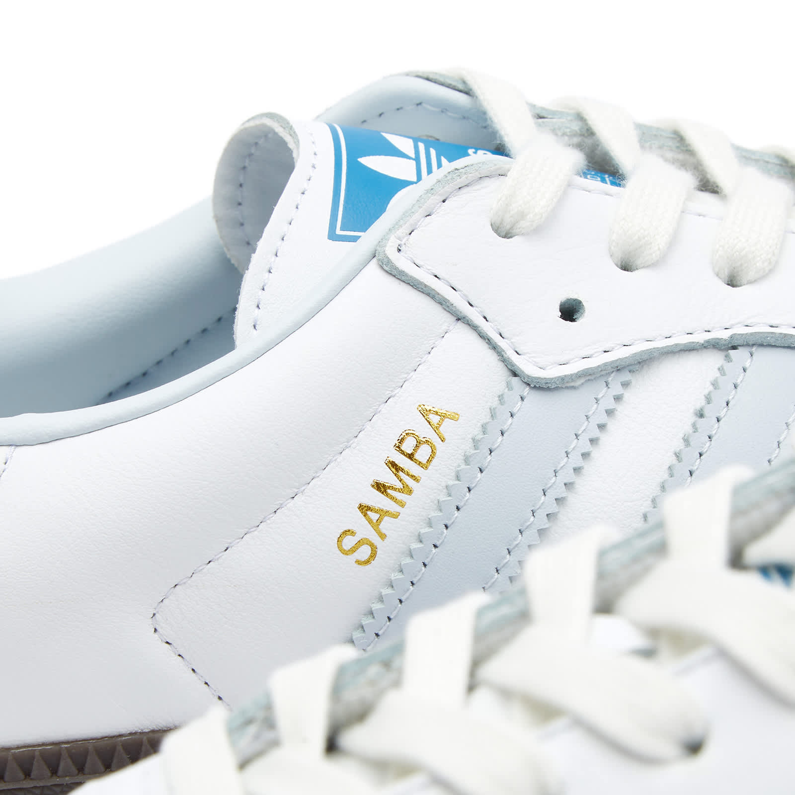 Adidas Samba Og Core White & Halo Blue | END.