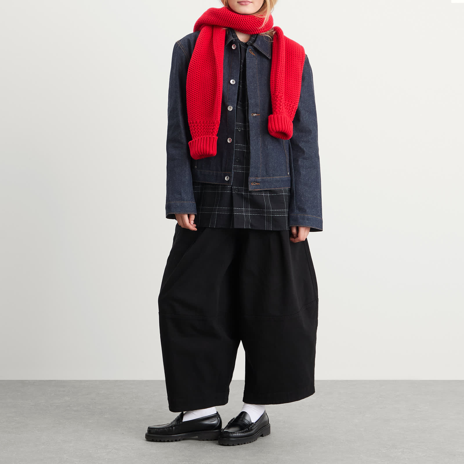 YMC Sleeve Scarf - Red