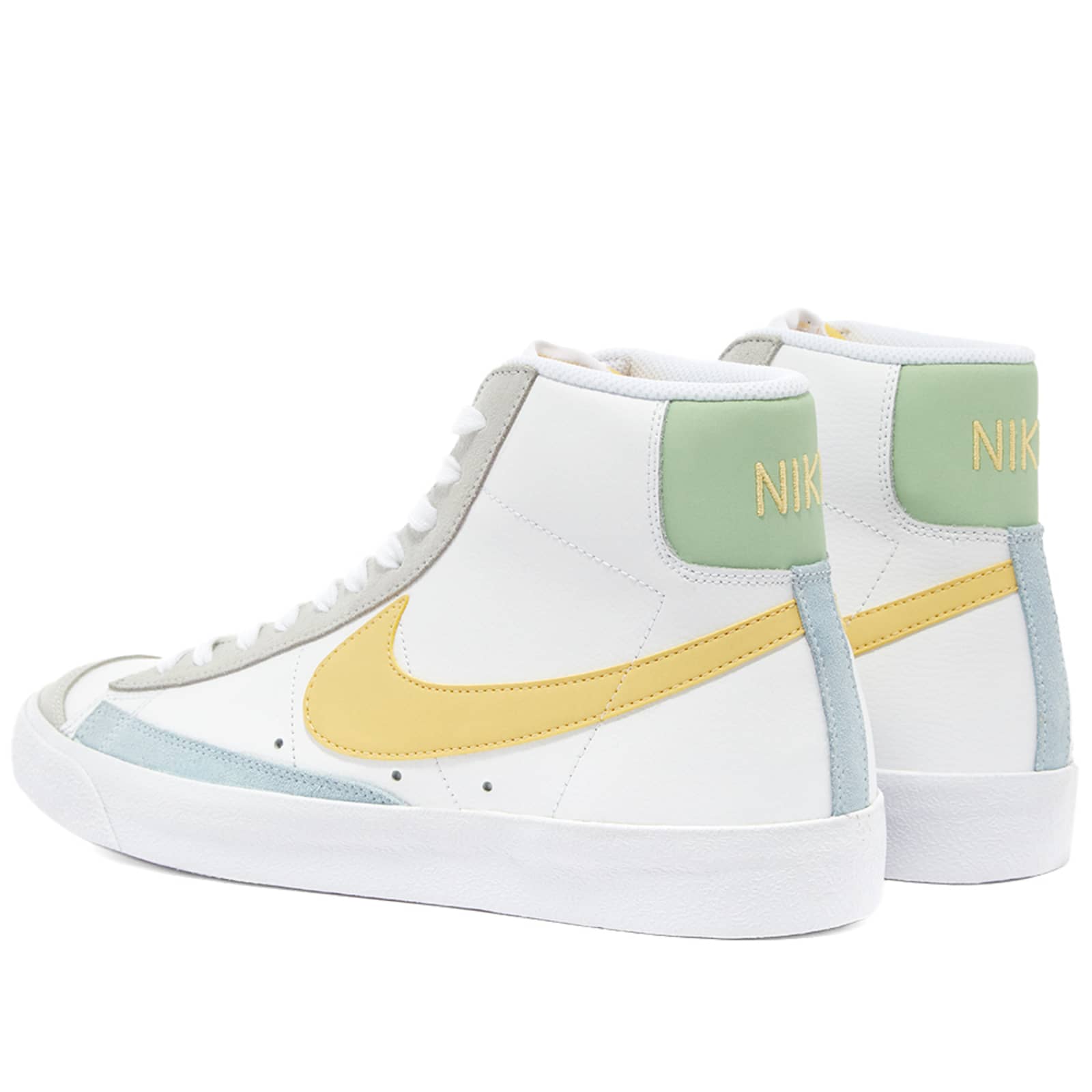 Nike Blazer Mid 77 Sporty Pastel - White, Lemon & Blue