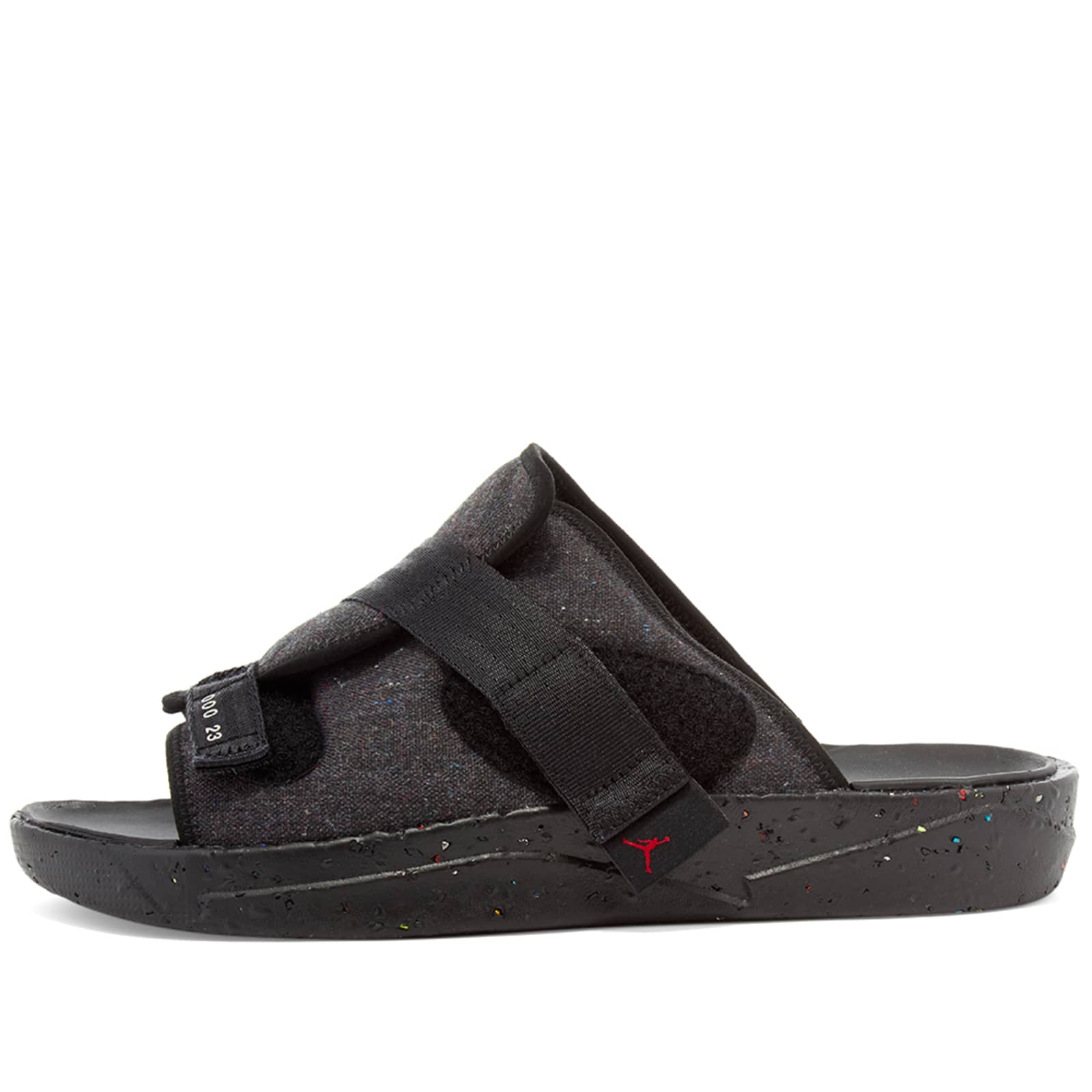 Air Jordan Crater Slide - Black, Red & Green Spark