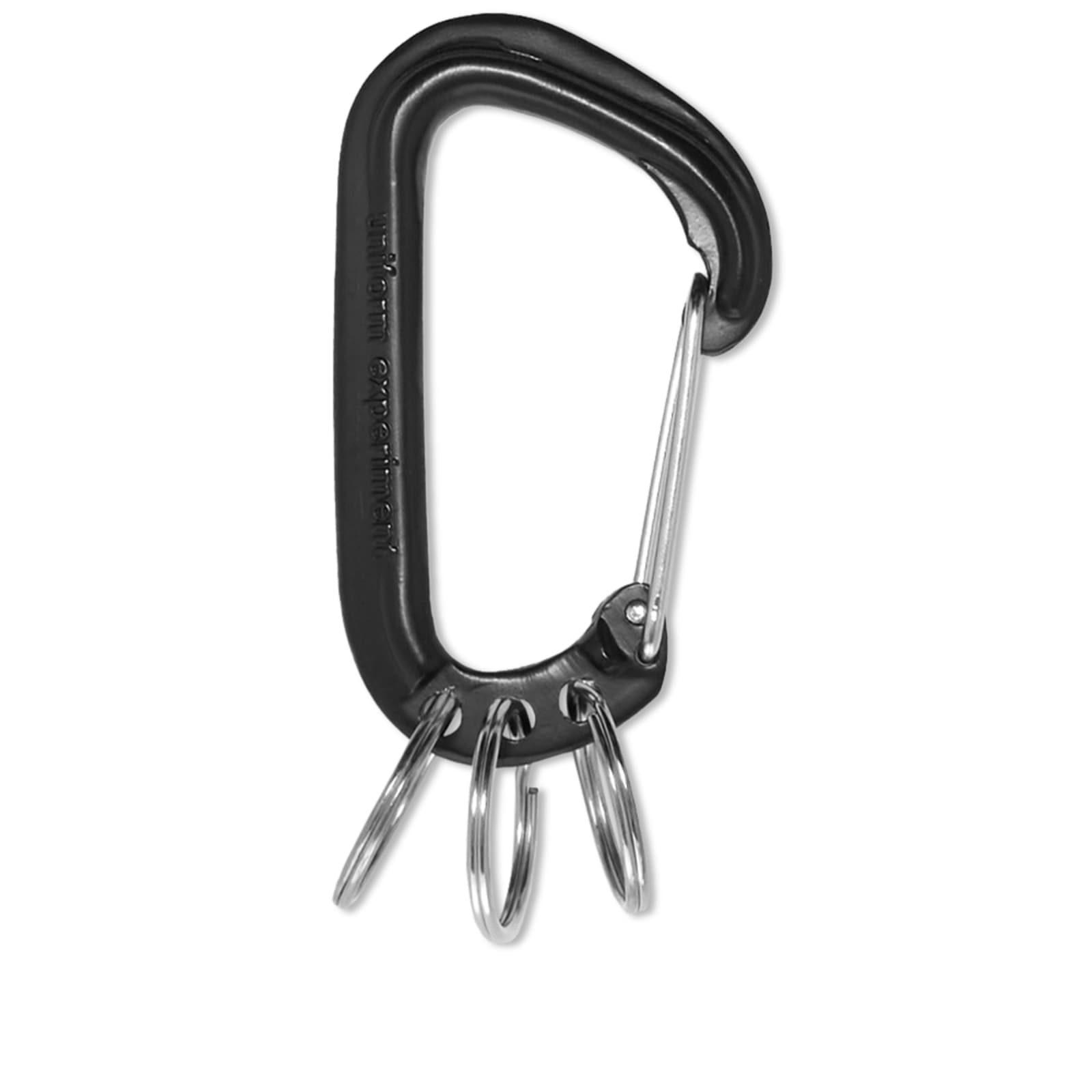 Uniform Experiment Aluminium Carabiner Black END.