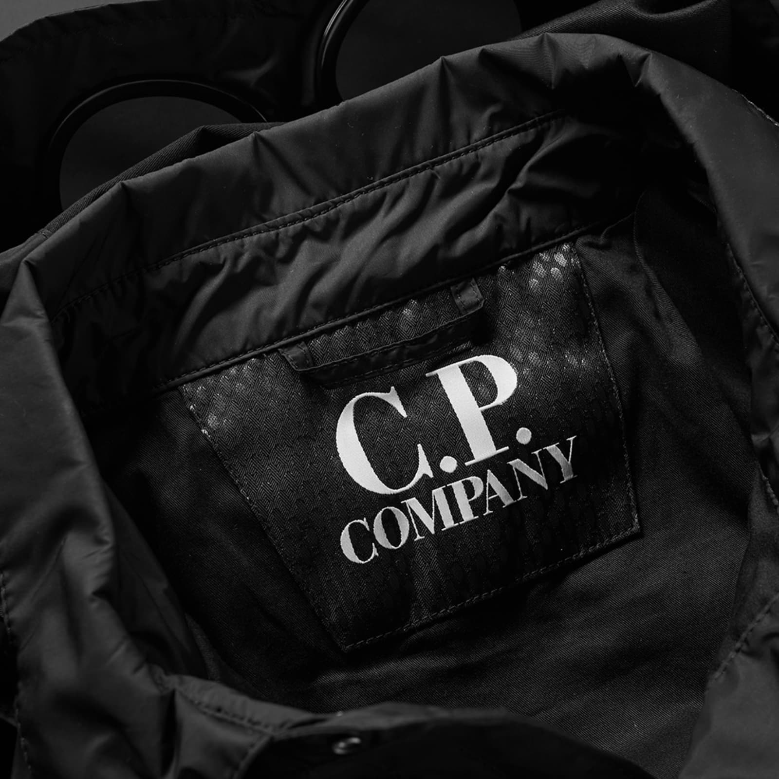 C.P. Company 2 Pocket Goggle Jacket - Black