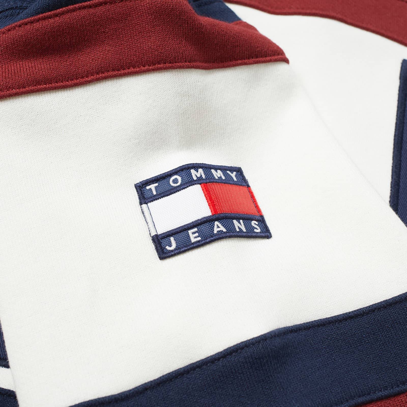 Tommy jeans heritage stripe hoody m13 Clearance