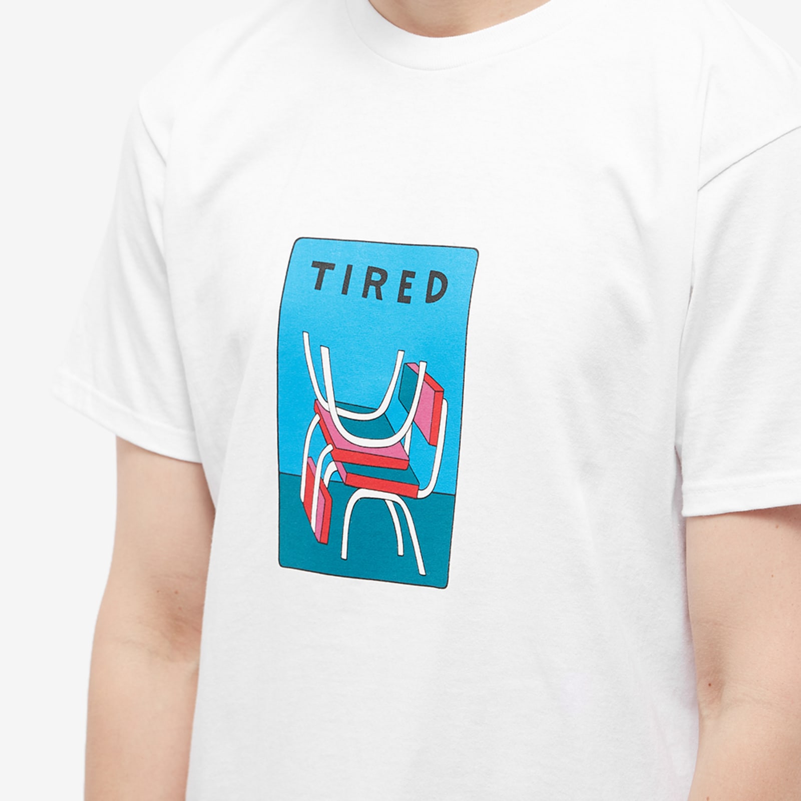 Tired Skateboards Seats TShirt White END. (US)