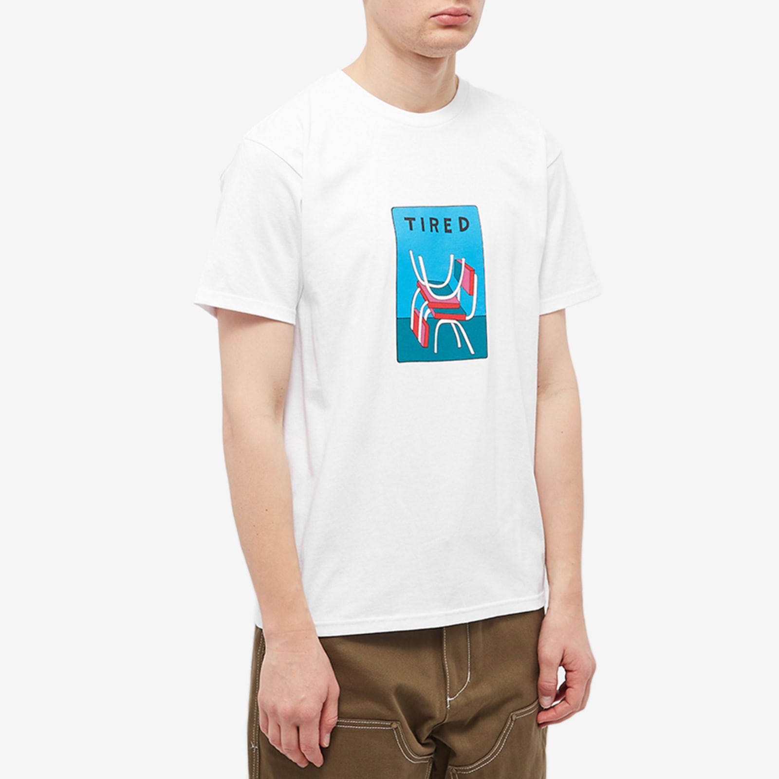 Tired Skateboards Seats TShirt White END. (US)