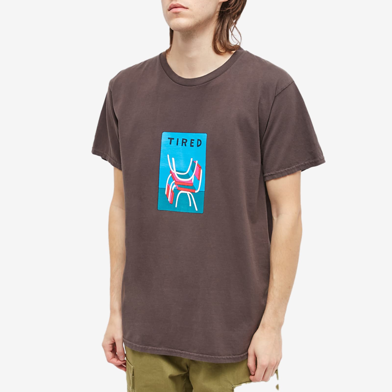 Tired Skateboards Seats TShirt Brown END. (US)