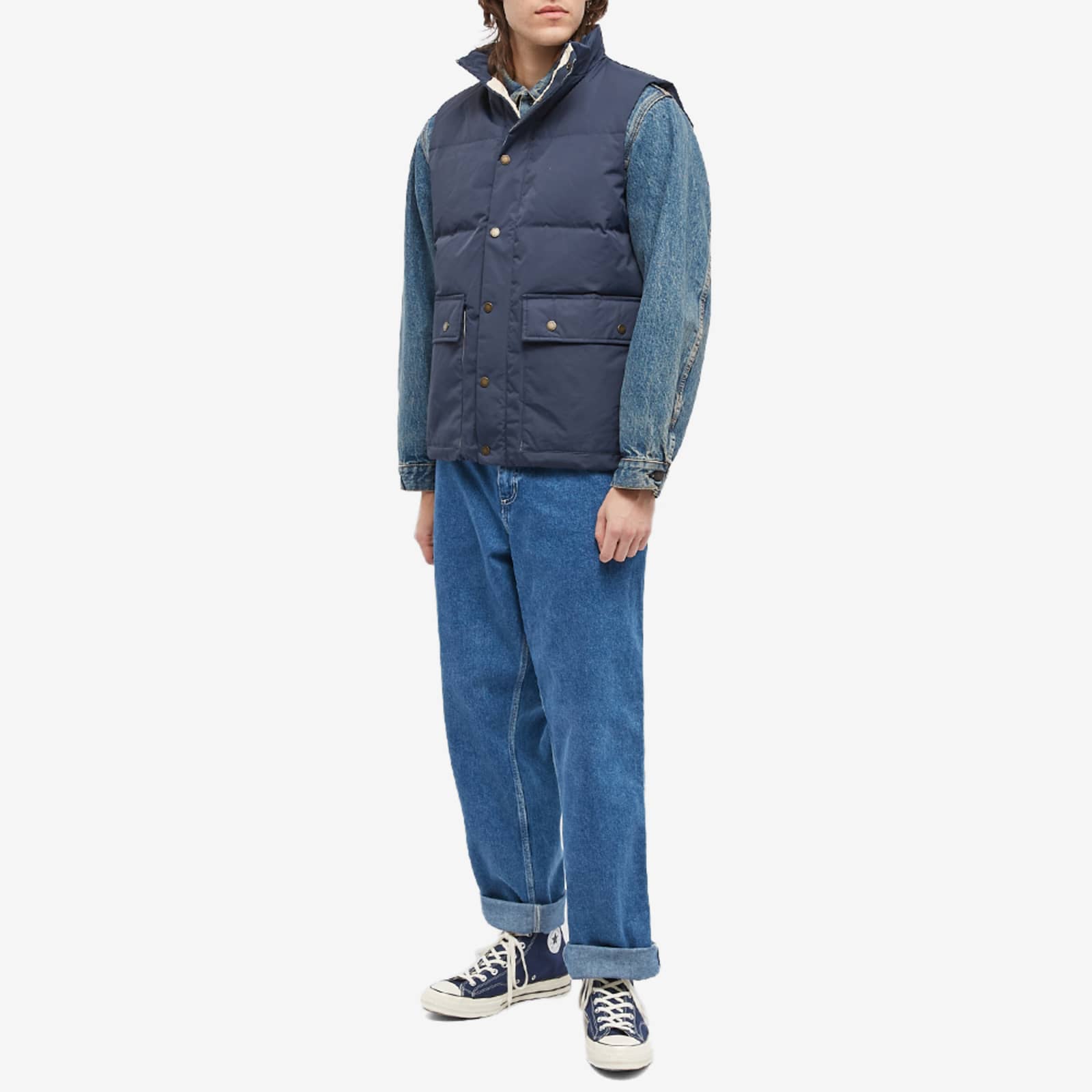 Stan Ray Down Vest Navy END.