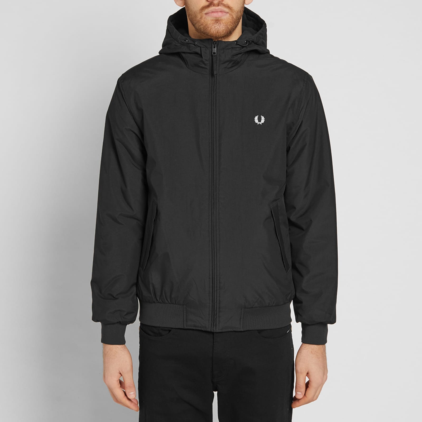 Fred perry panelled quilted brentham jacket clearance