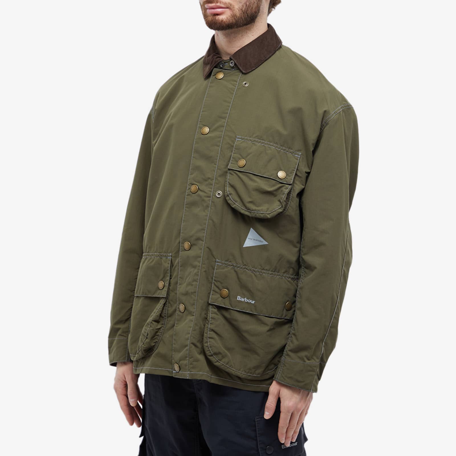 Barbour x and wander Pivot Jacket Olive END (NL)