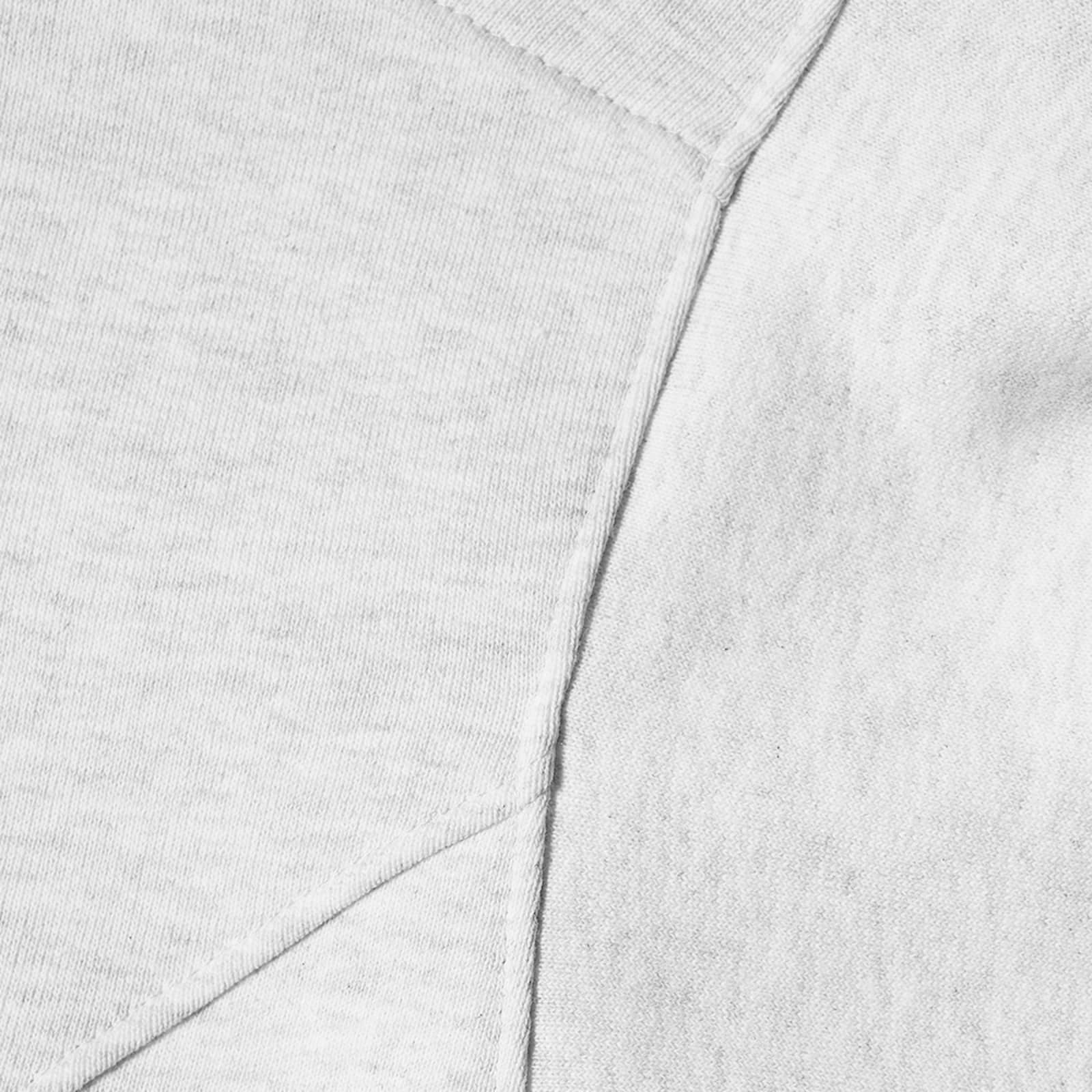 Sporty & Rich Upper East Side Quarter Zip Sweat Heather Grey & Forest