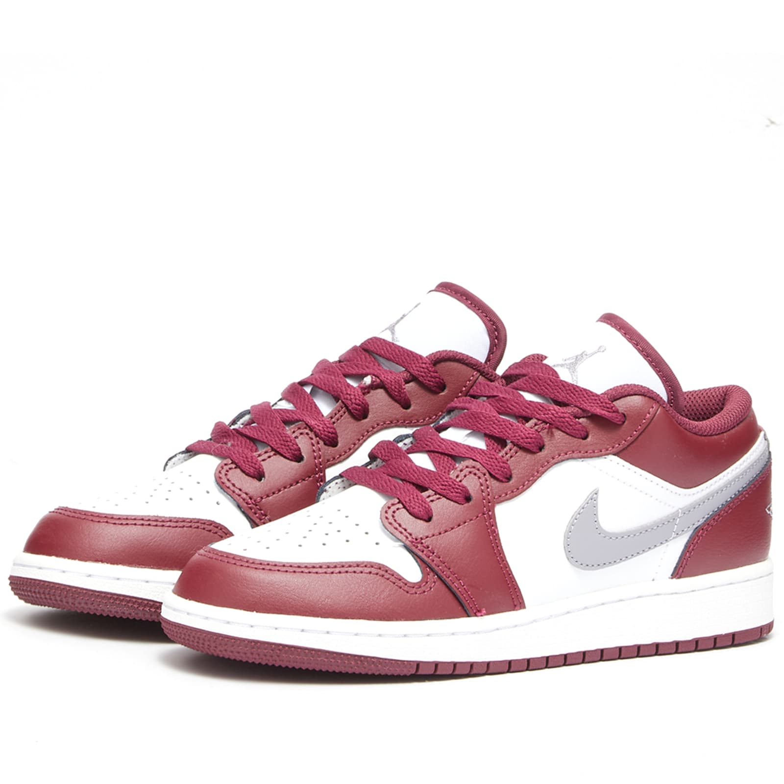 Air Jordan 1 Low GS - Cherrywood Red & Cement