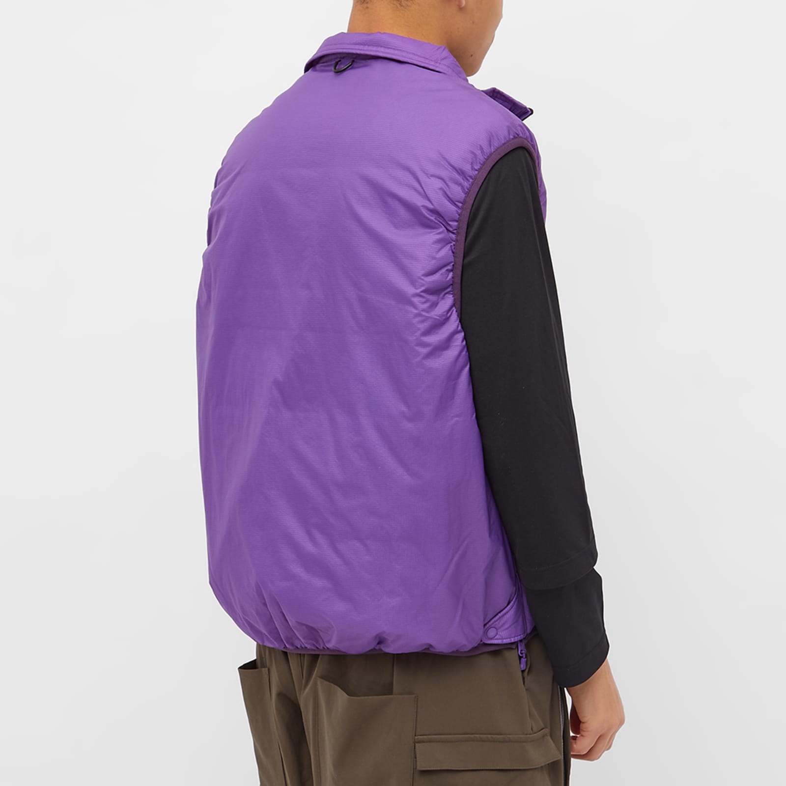 DAIWA Tech Reversible Pullover Puff Vest - Purple